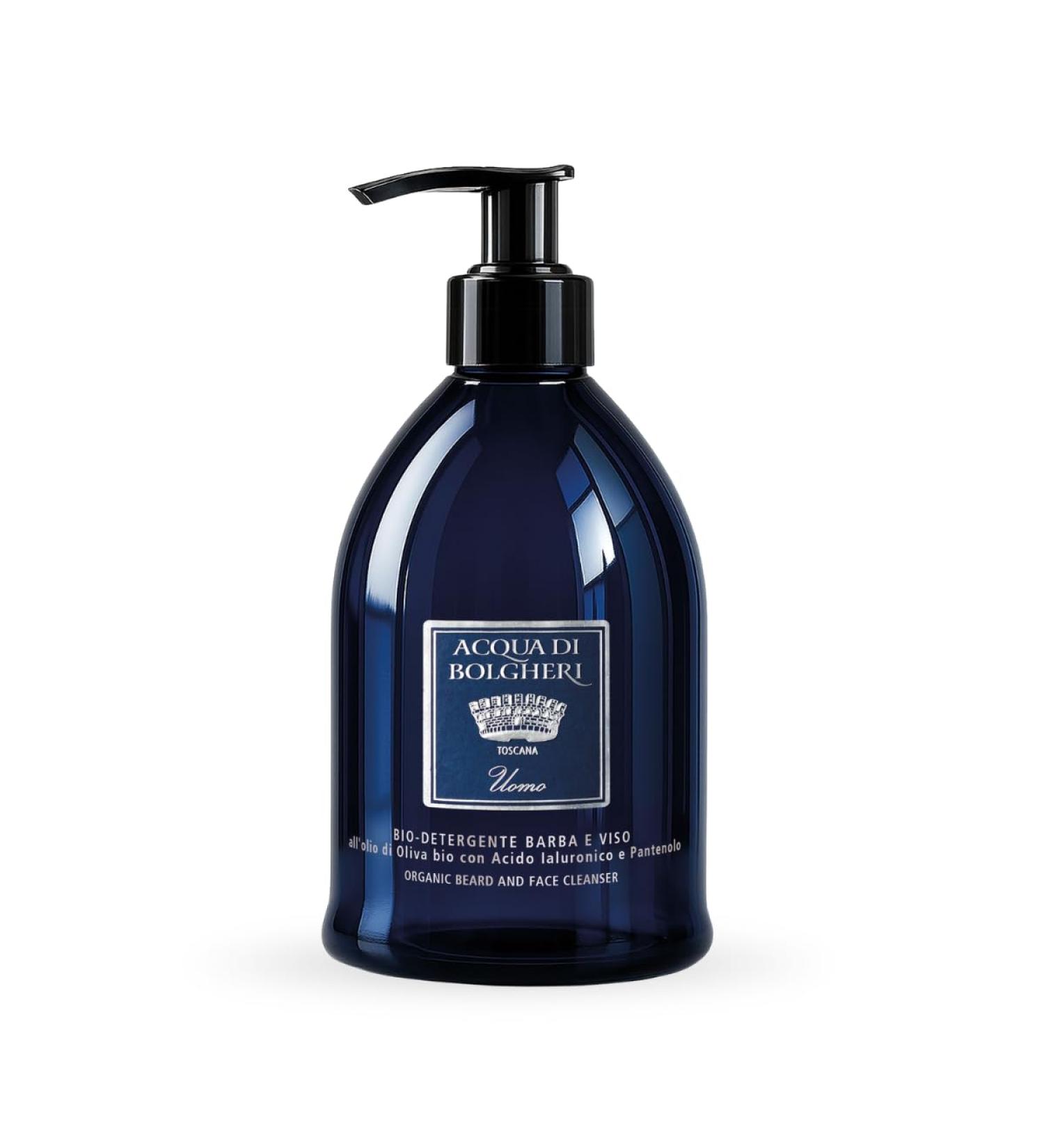 Acqua di Bolgheri Organic beard and face cleanser for men refreshing natural formula 300 ml