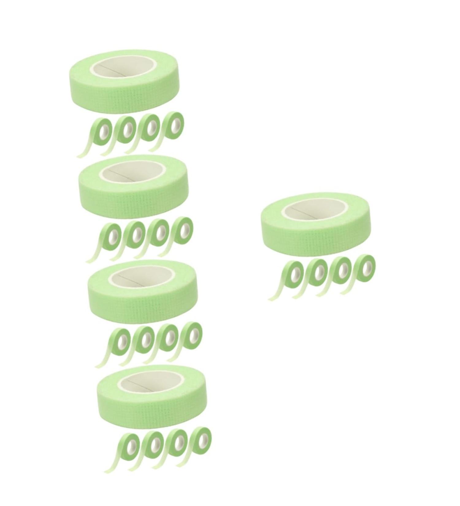 FOMIYES 25 Rolls Makeup Artist Must Haves Lash Tape Green Tape Pro Tape Lash Supplies for Lash Techs Makeup Tape Eyelash Fabric Tape Body Wash Wipes Breathable Non-woven Fabric - Buy Online on GoSupps.com