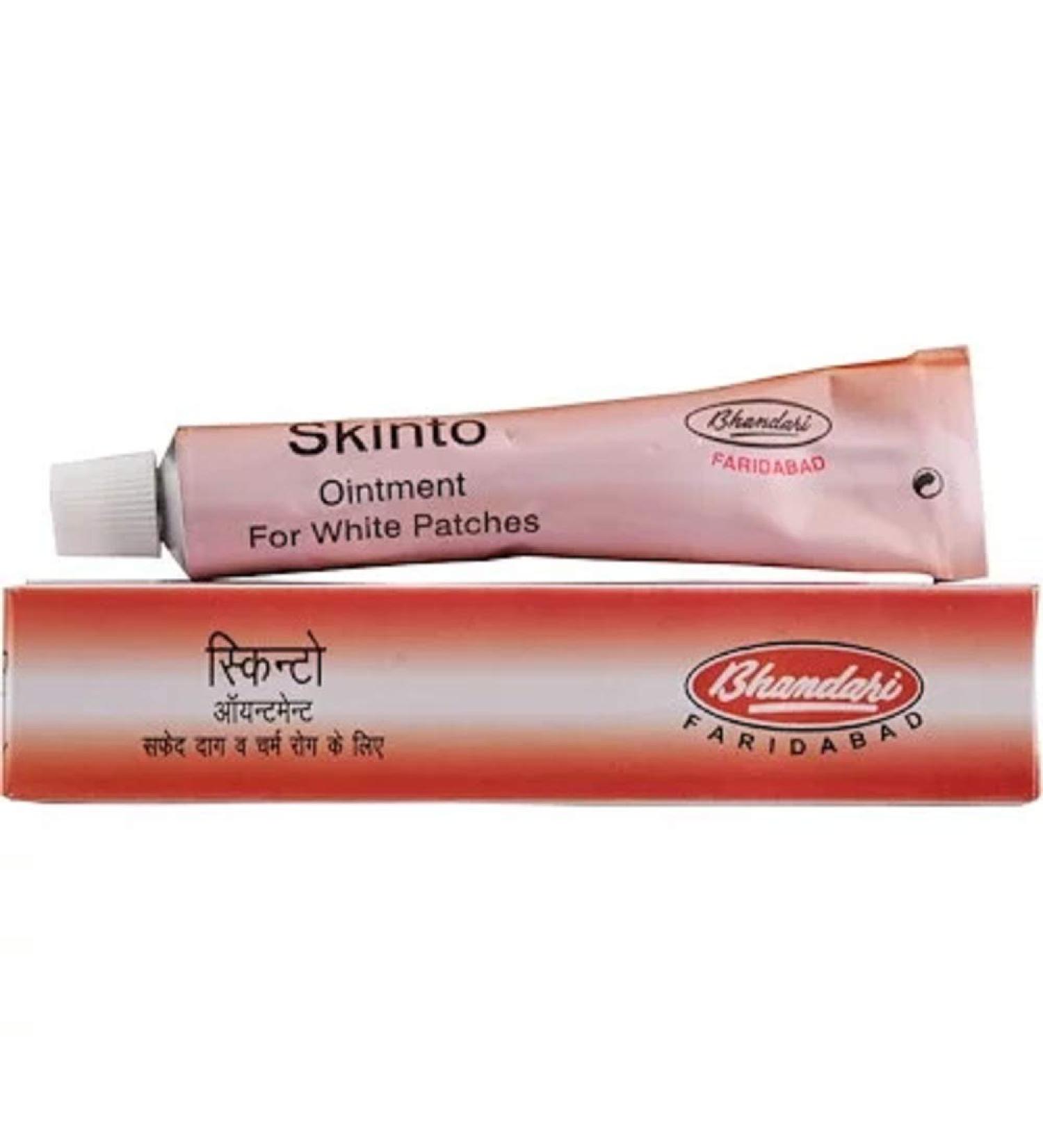 Bhandari Skinto Ointment (15g) For Pigmentation White Spots On Skin