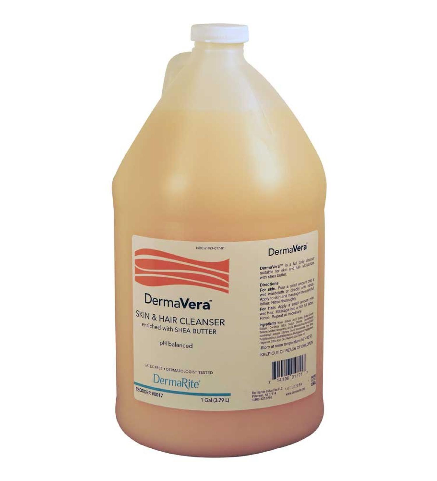 DermaVera Skin Cleanser 1 GALLON