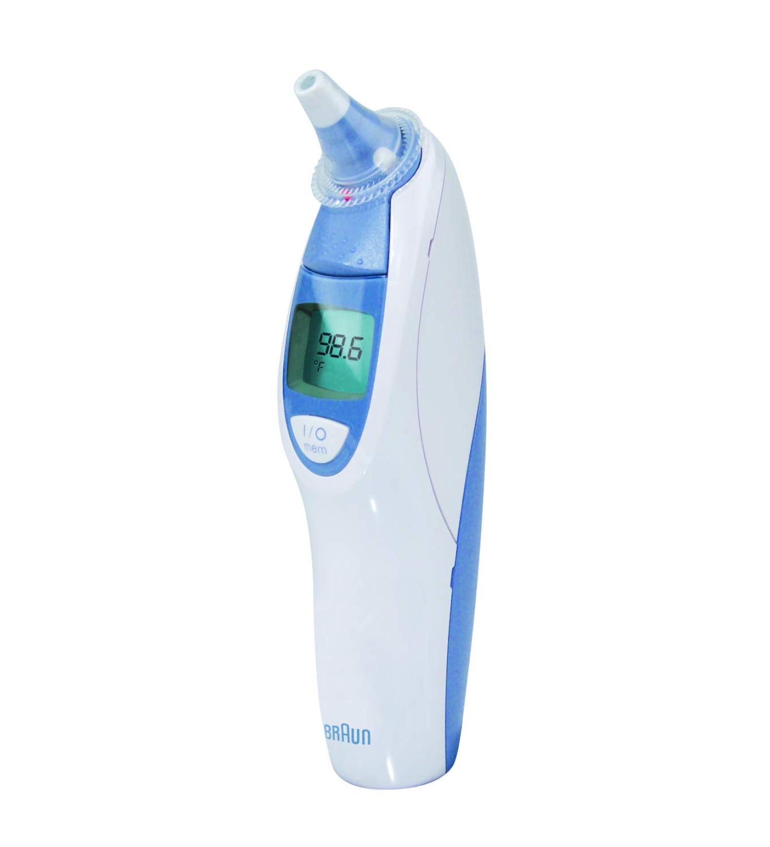 Braun Digital Ear Thermometer ThermoScan 5 IRT4520 Ear Thermometer for Babies Kids Toddlers and Adults Display is Digital and Accurate Thermometer for Precise Fever Tracking at Home