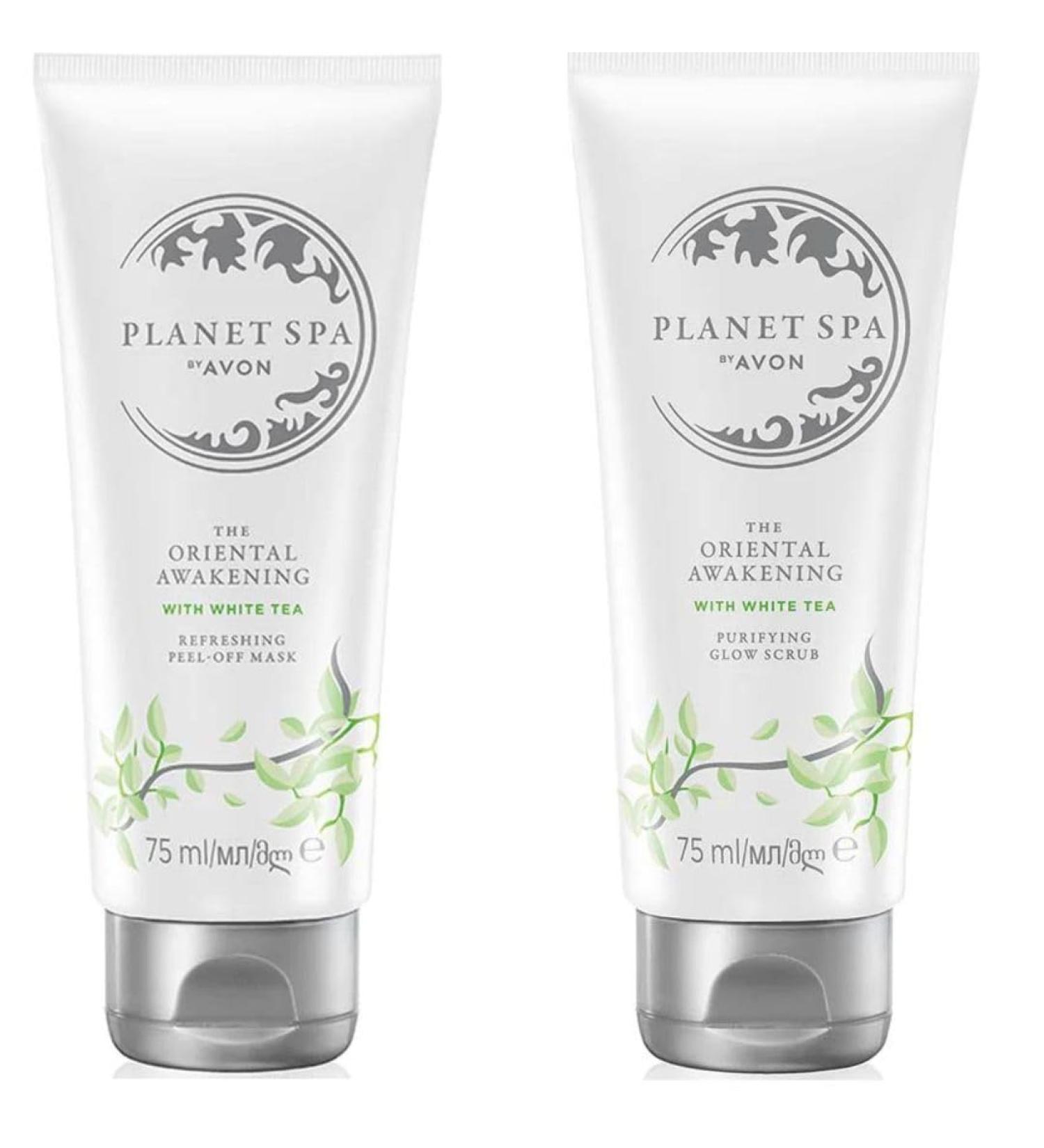 Generic Planet Spa Oriental Awakening Peel Off Mask & Refreshing Glow Scrub. Achieve Radiant Skin with This Spa-Quality Treatment. Discover the Rejuvenating Power of Oriental Botanicals - Buy Online on GoSupps.com