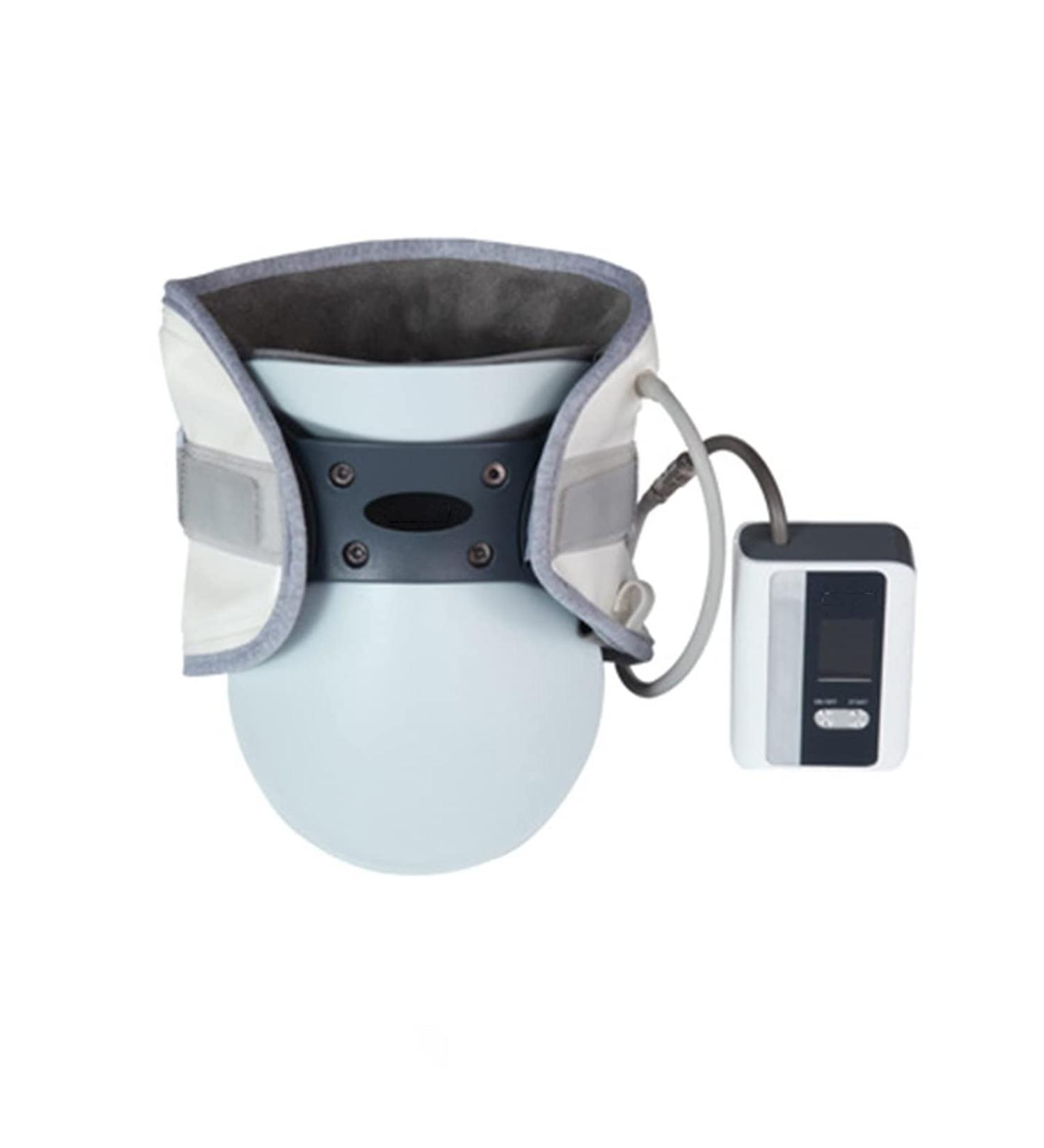 Cervical Neck Traction Device Adjustable Inflatable Neck Stretcher Collar Soft Cervical Support Relief for Stiffness Neck Pain Neck Curve Restorer 44cm - Buy Online on GoSupps.com