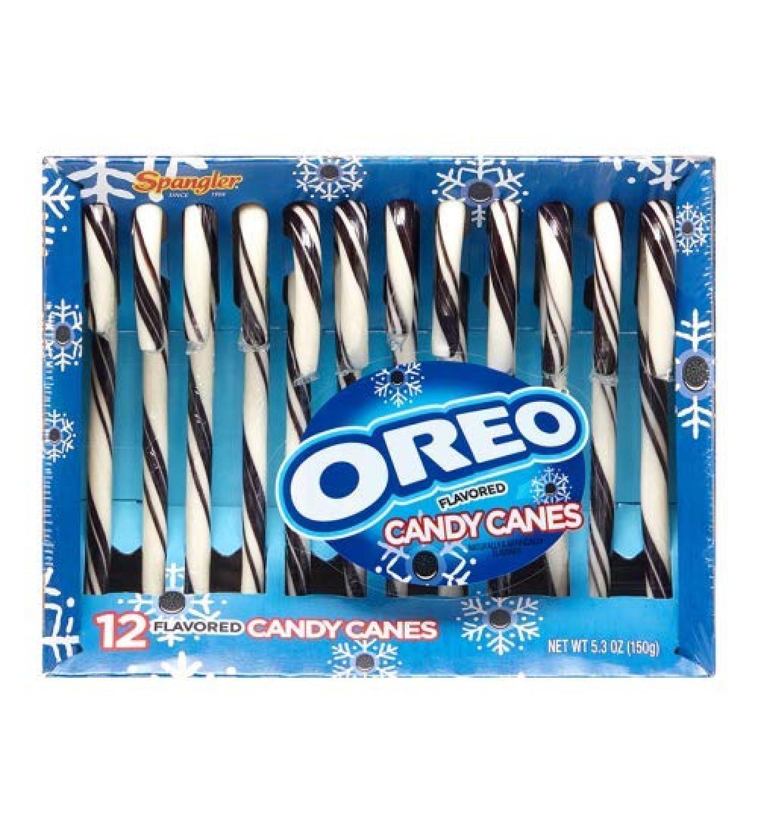 Spangler Oreo Flavored 12 Candy Canes - Cookies and Cream (Single Pack) 12 Count (Pack of 1)