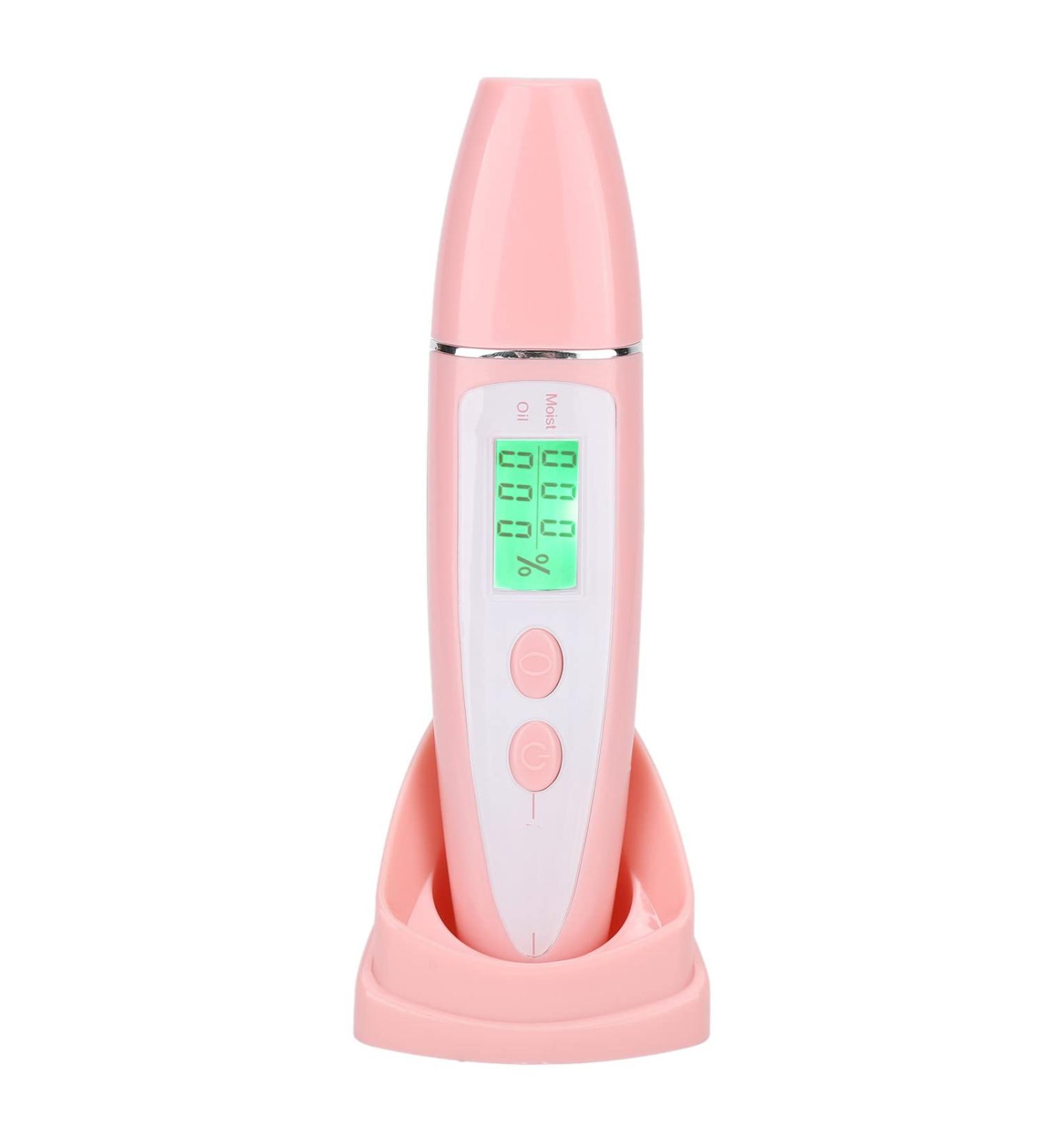 Facial Skin Tester Professional Smart Display Facial Moisture Skin Care Analyze Portable Digital Skin Detector Pen for Home Beauty Salon(Pink) - Buy Online on GoSupps.com