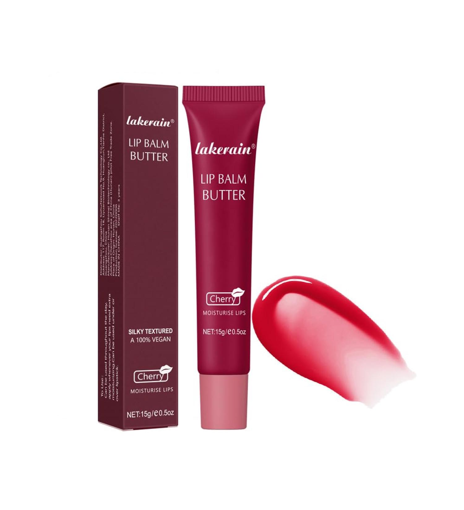 Lip Butter Balm Birthday Cake Lip Balm Cocoa Butter Conditioning Lip Mask And Lip Balm For Instant Moisture Shine And Hydration Soothing Lip Care Enhance The Texture Of Your Lips (#5 Cherry) - Buy Online on GoSupps.com