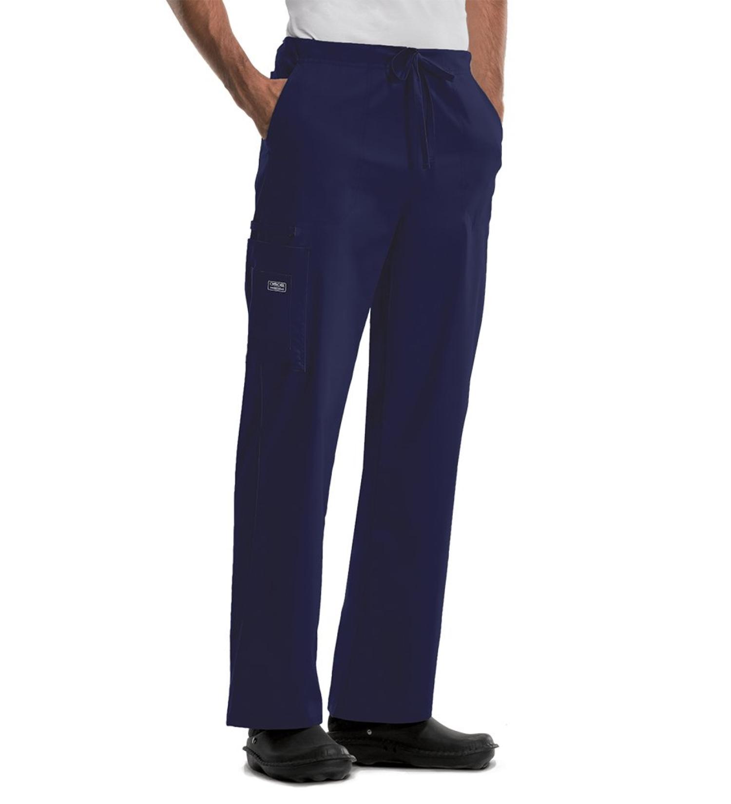 Cherokee Mens & Womens Cargo Pant 4043, Elastic Waist, 5 Pockets, 3X-Large Navy - Buy Online on GoSupps.com