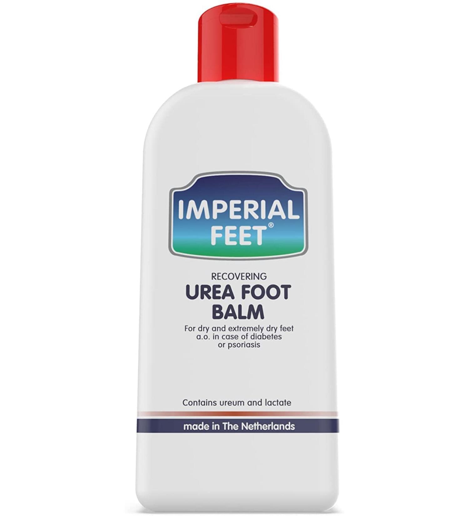 Imperial Feet Urea Foot Balm - Natural Moisturizing Cream for Rough Skin & Cracked Heels - 150ml Antioxidant Formula with Wild Herb Extract - Buy Online on GoSupps.com
