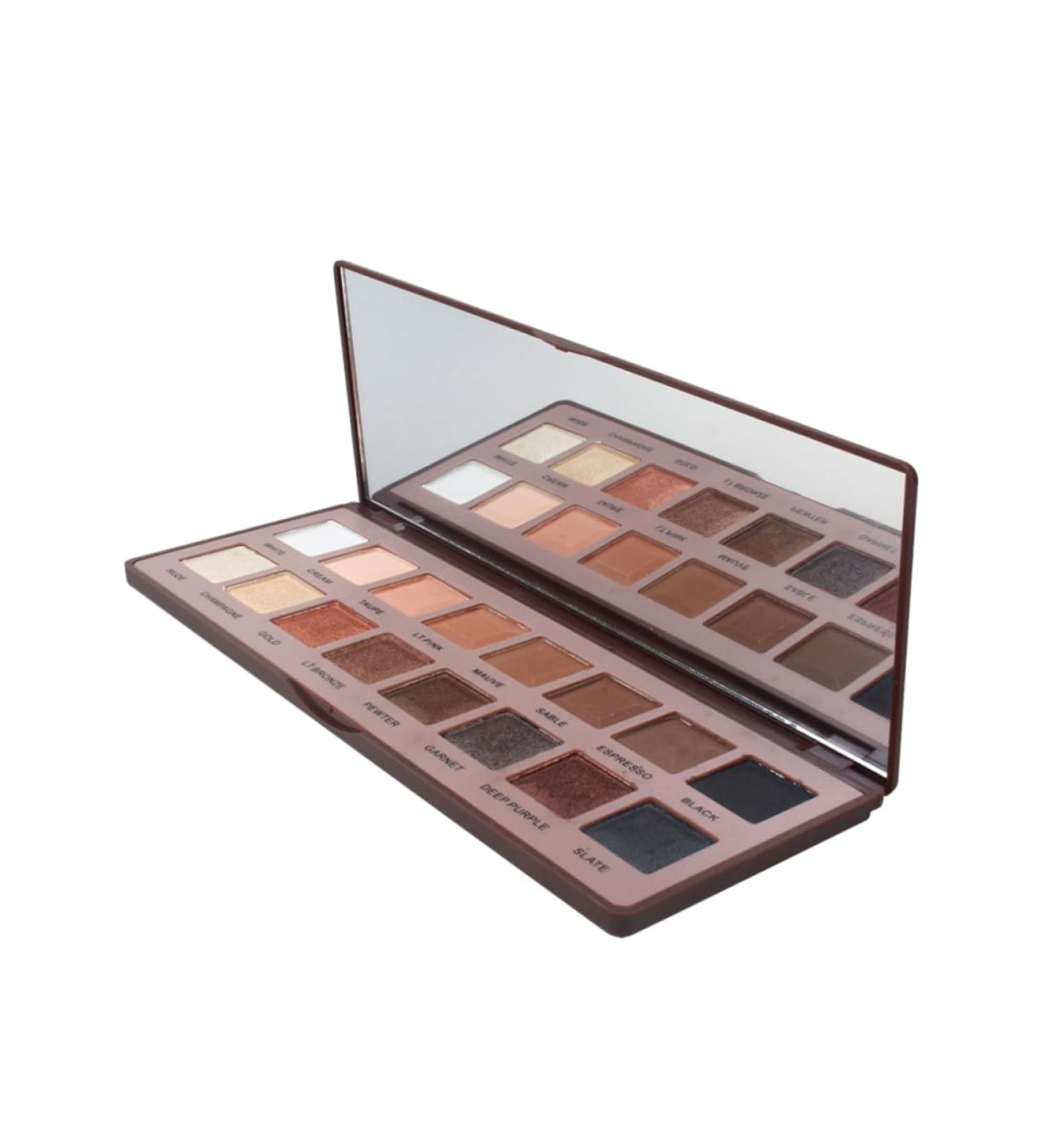 Healvian 16 Eye Warm Earth Shadow Matte Makeup Cosmetic - Buy Online on GoSupps.com
