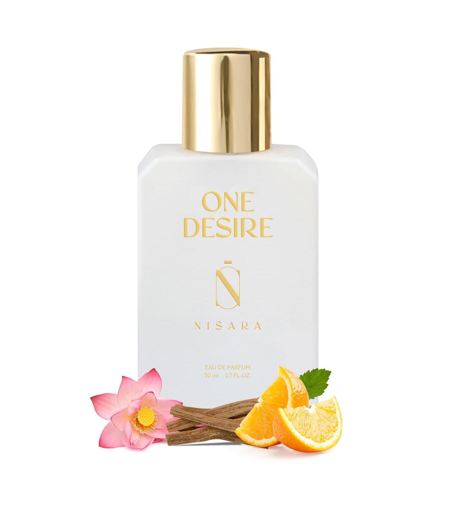 Nisara_One Desire Unisex Perfume for Men and Women - 50 ml | Unisex Long Lasting Eau De Parfum | Premium Perfume - Buy Online on GoSupps.com