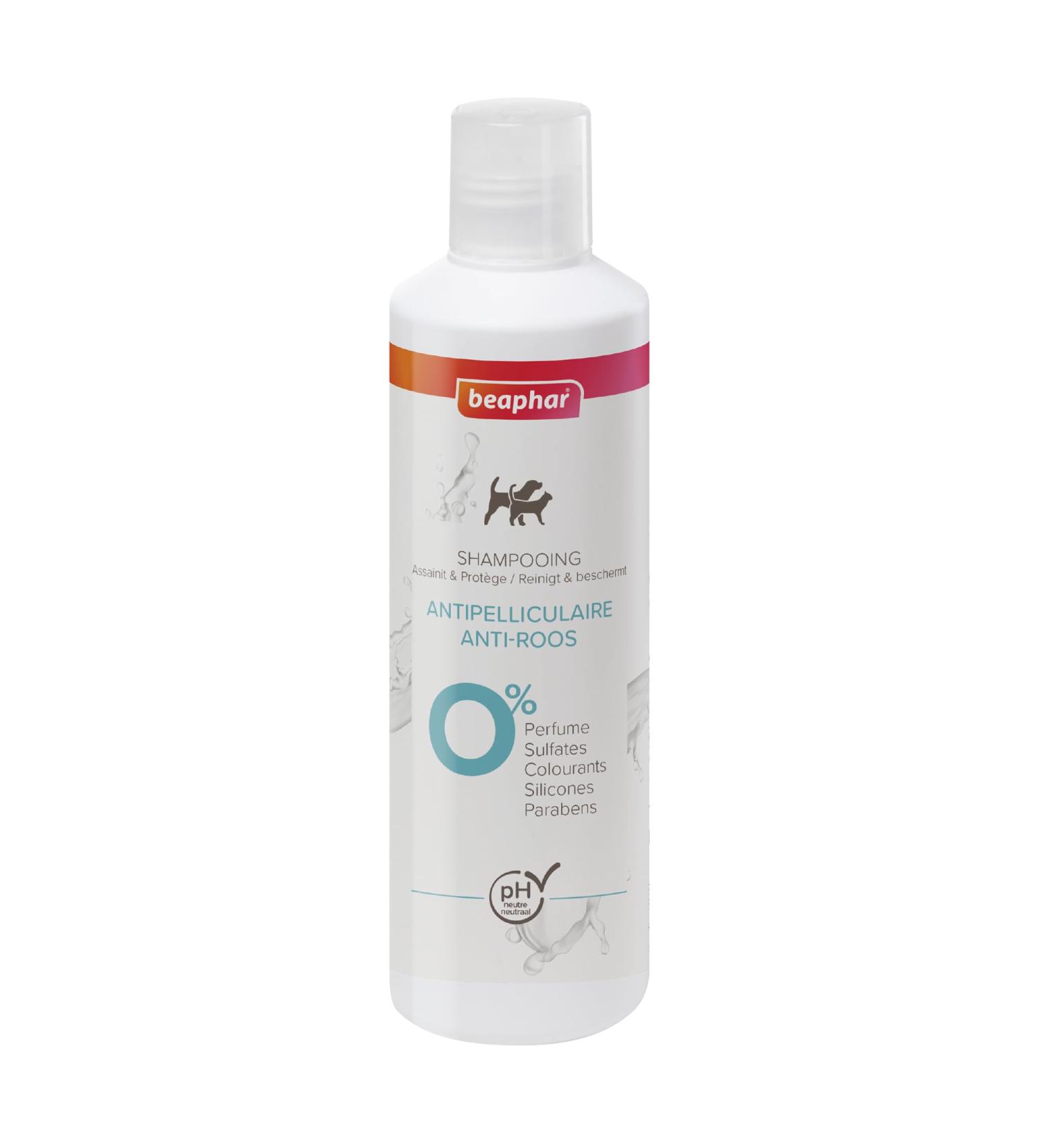 BEAPHAR - Anti-Dandruff Shampoo - For Dogs and Cats with Dandruff - Neutral - Protection against dandruff formation - 250ml - Buy Online on GoSupps.com