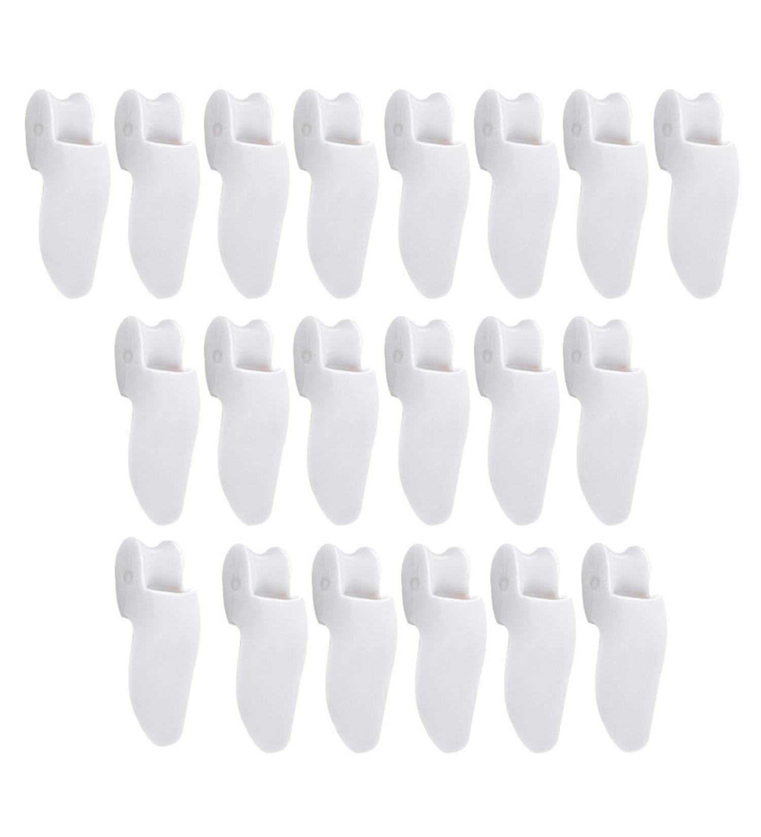 Soft Gel Toe Spreaders for Hallux Valgus Relief | 10 Pairs - Heel-Friendly Latex-Free Anti-Allergen Uniform Size - Comfortable Toe Alignment - Buy Online on GoSupps.com