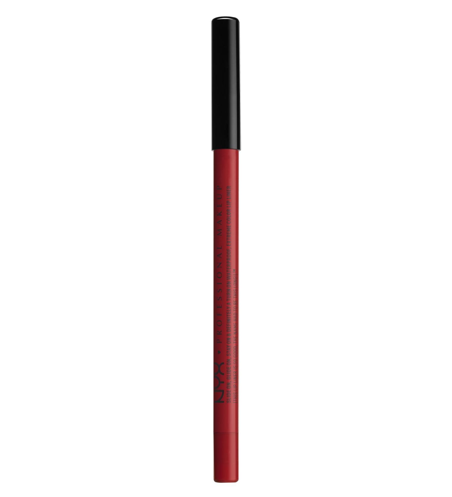 NYX Slide On Lip Pencil Lip Liner in Red Tape - Deep Red, 0.14oz - Buy Online on GoSupps.com