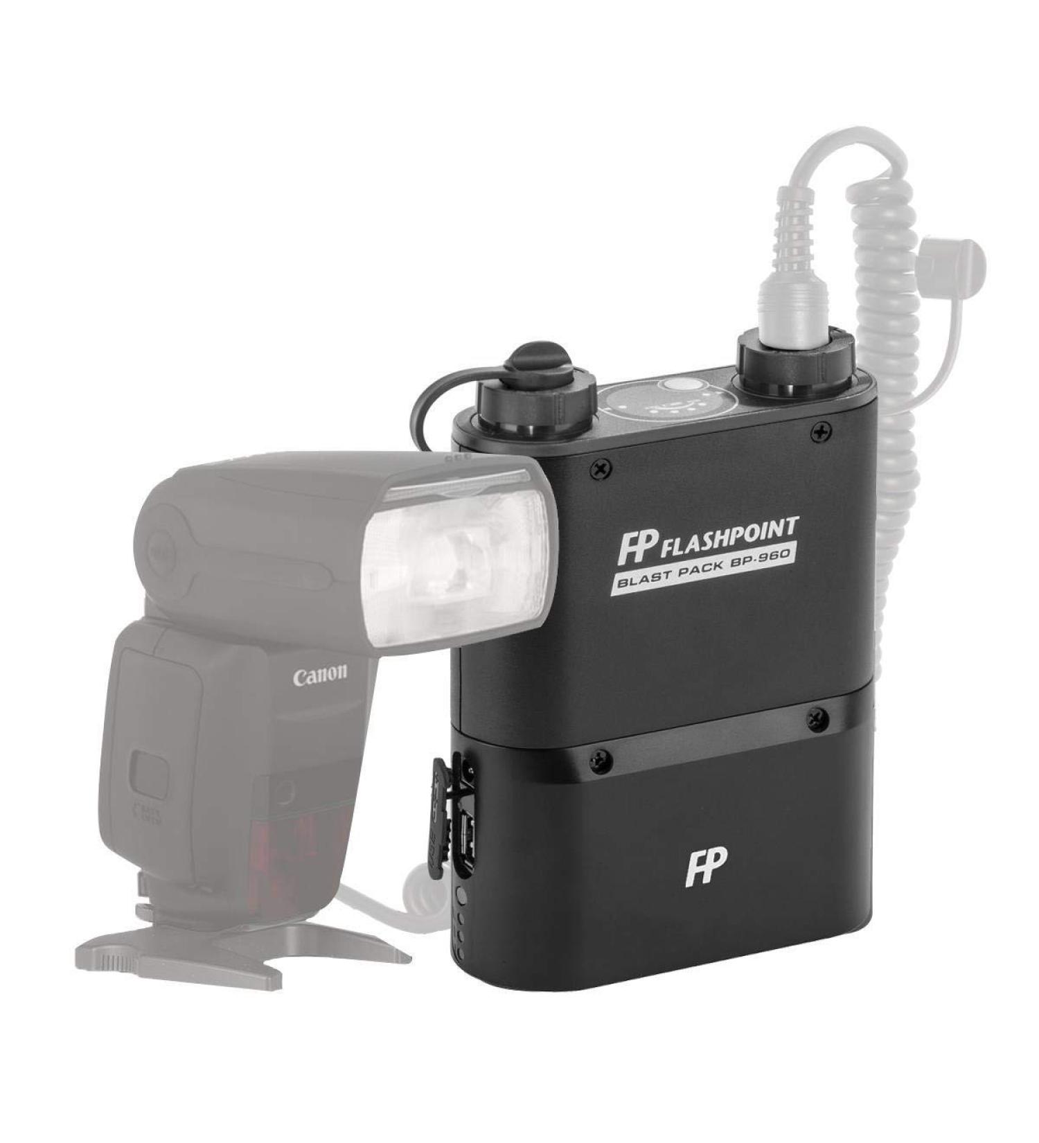 Flashpoint Blast Power Pack BP-960 Kit with FP-CZ Cable for Canon Flashes - Buy Online on GoSupps.com