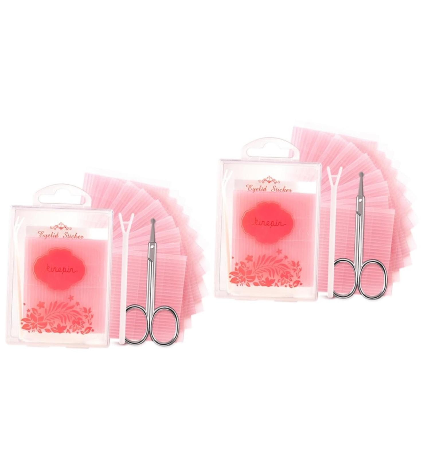 FOMIYES 2 Sets Double Eyelid Sticker Eyelid Sticker Tape Double-sided Tape Mesh Tape Natural Eyelid Tape Transparent Duct Tape Makeup Stickers Droopy Eyelid Tape Fiber Strip Double Sided - Buy Online on GoSupps.com