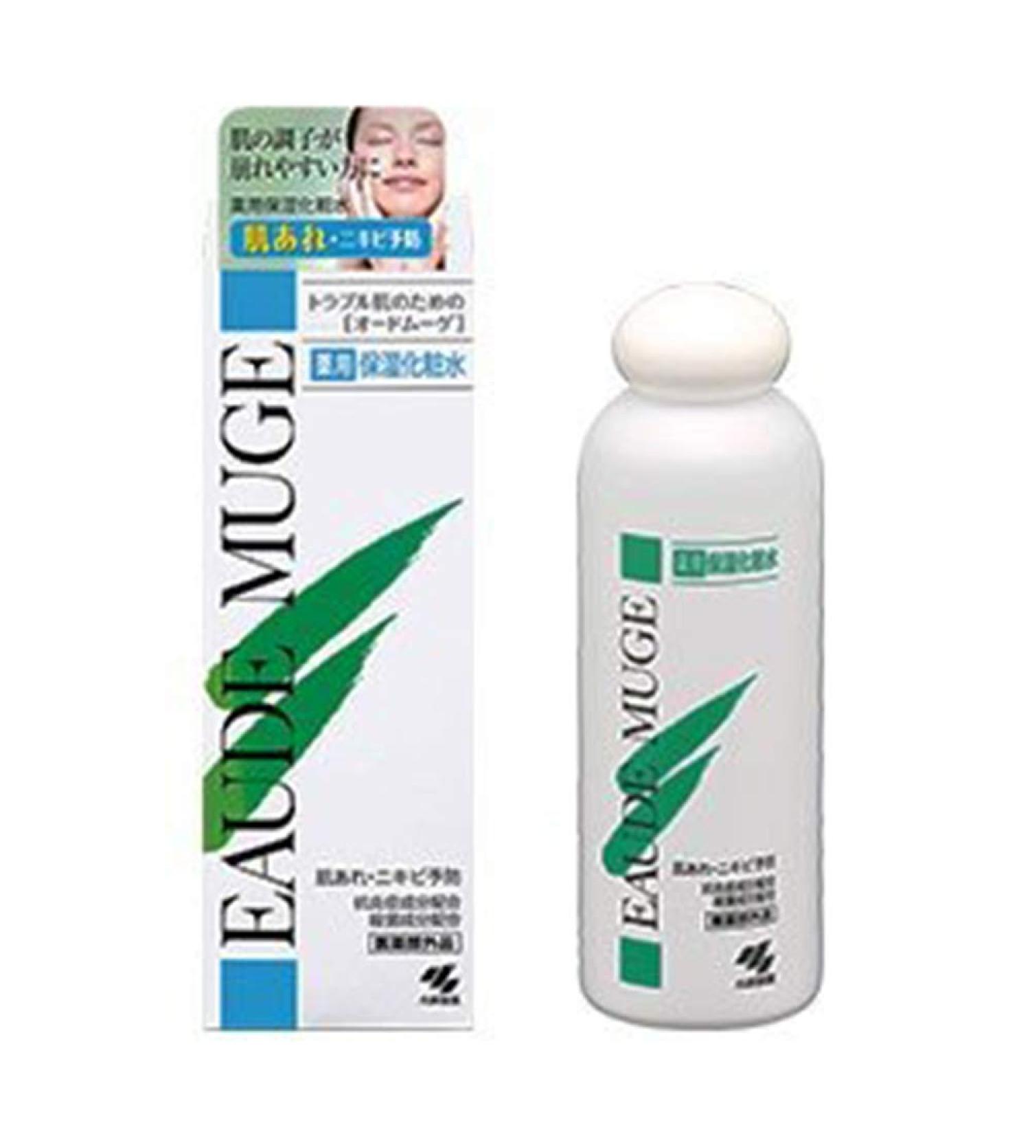 Kobayashi Pharmaceutical Eaude Muge Medicated Moisture Retention Skin Lotion – 200 '' (Green Tea Set)