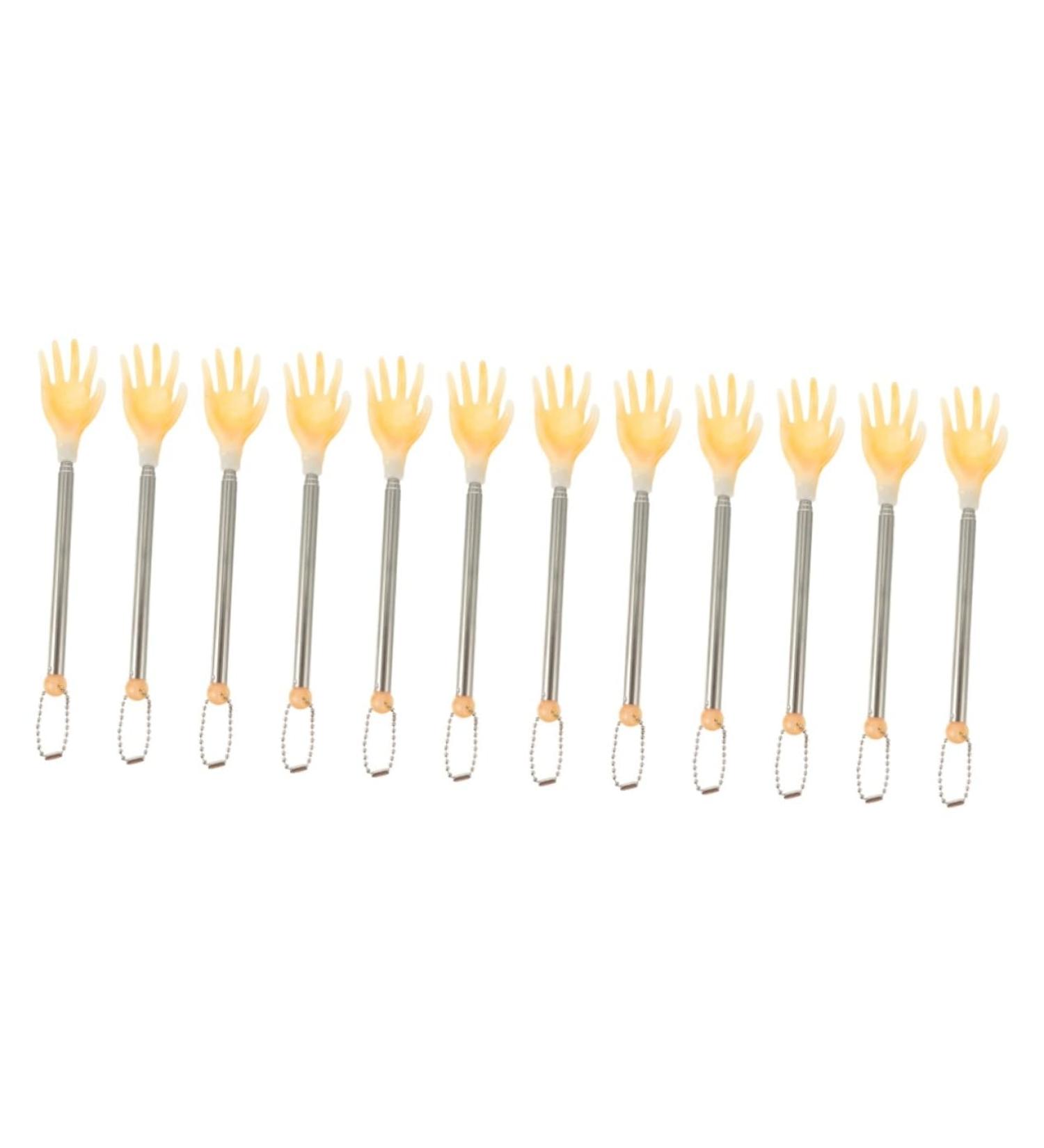 Beaupretty 12-PC Telescopic Back Scratchers - Stainless Steel & Plastic Massage Tool for Neck & Shoulder Relief - Retractable & Portable Back Scratch Device - Buy Online on GoSupps.com