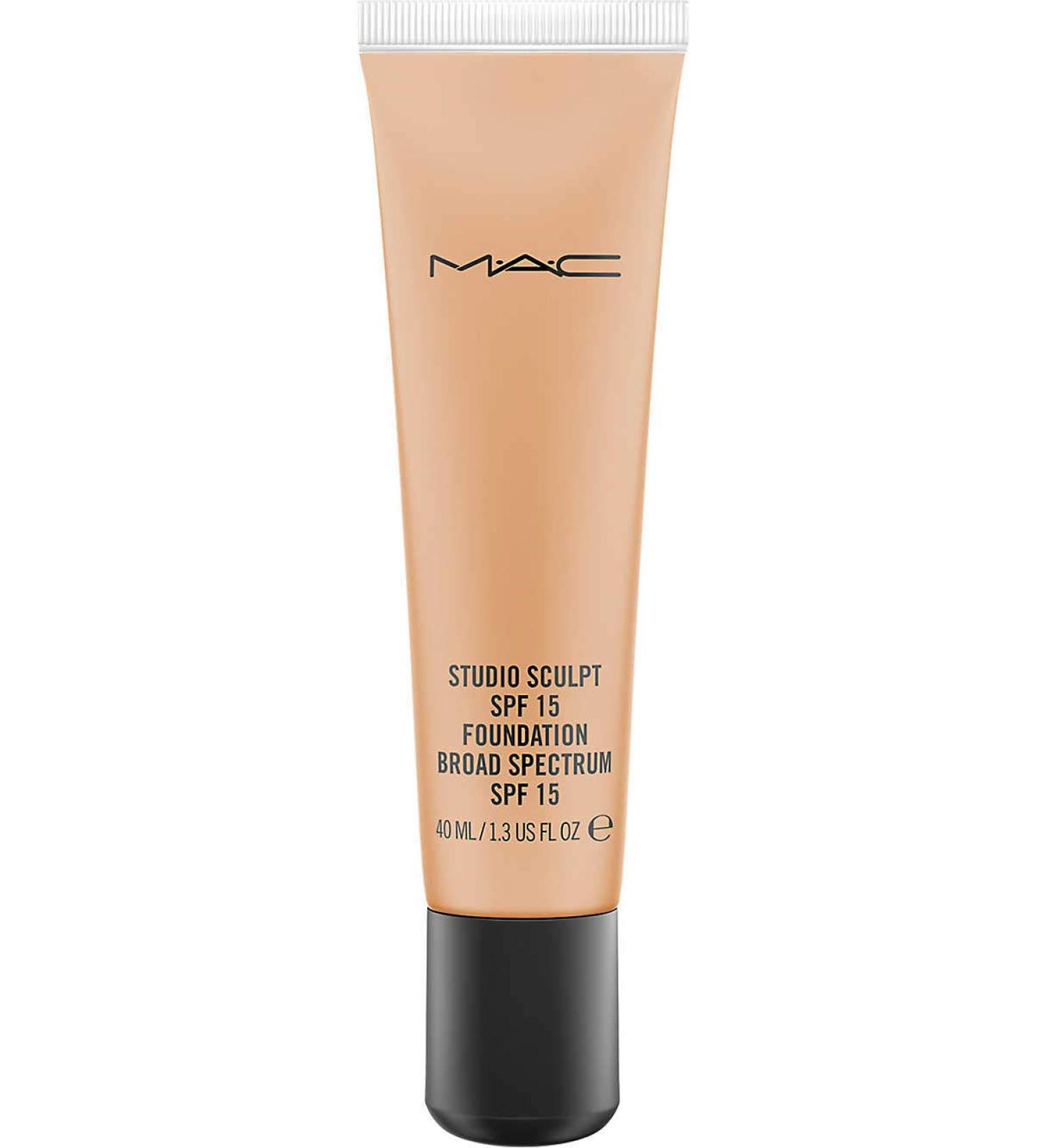 MAC Studio Sculpt SPF 15 Creamy  Luxurious  Gel-based Foundation  1.3 Oz (NC44)
