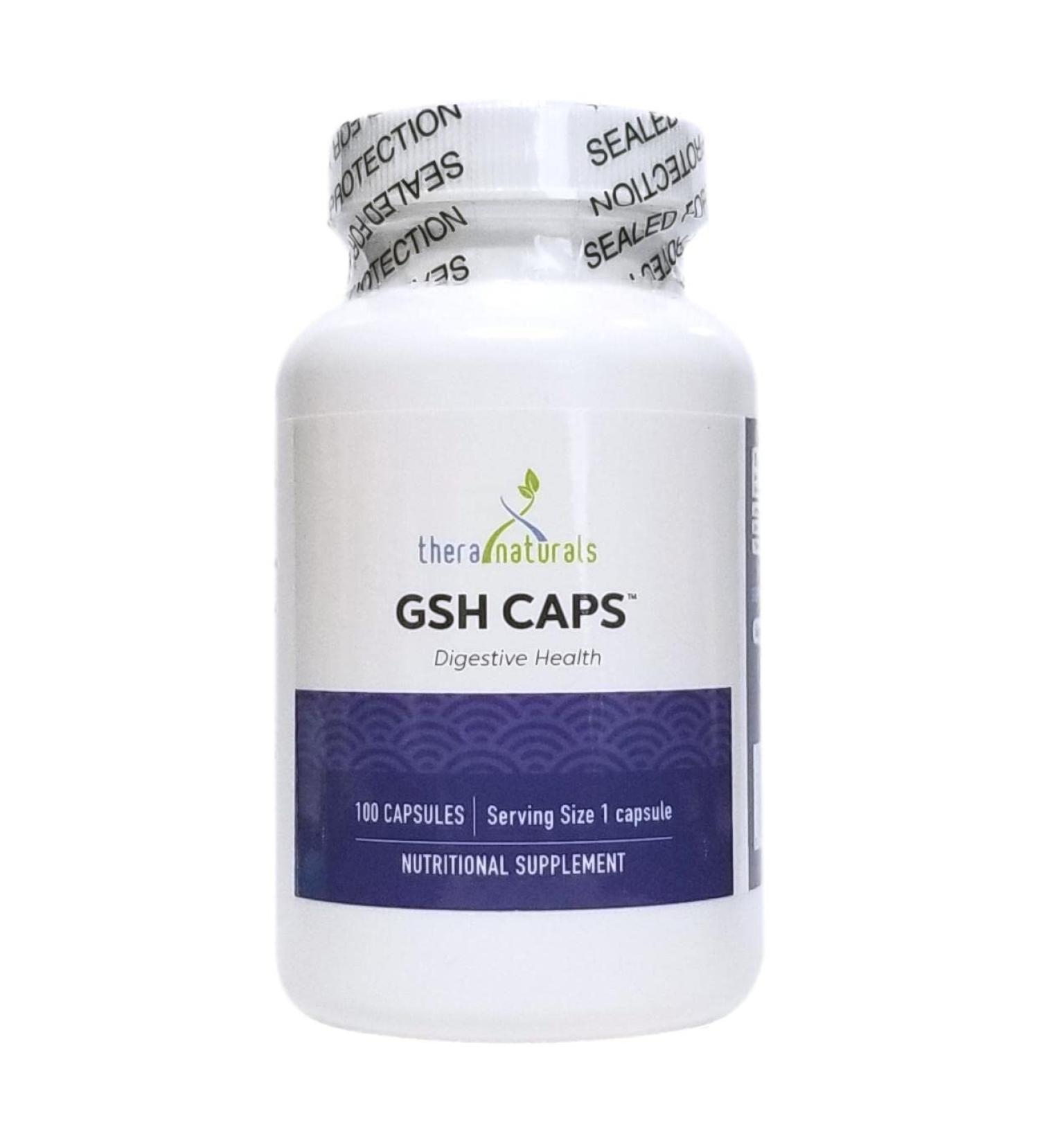 GSH CAPS - Digestive Health - GLUTATHIONE - 100 Capsules