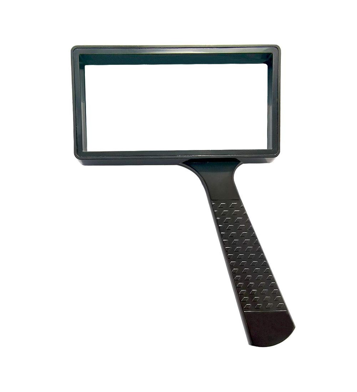 High-Resolution Handheld Magnifying Glass - 4x Enlargement Scratch-Resistant Lens for Reading & Hobbies - Ideal for Seniors - Buy Online on GoSupps.com