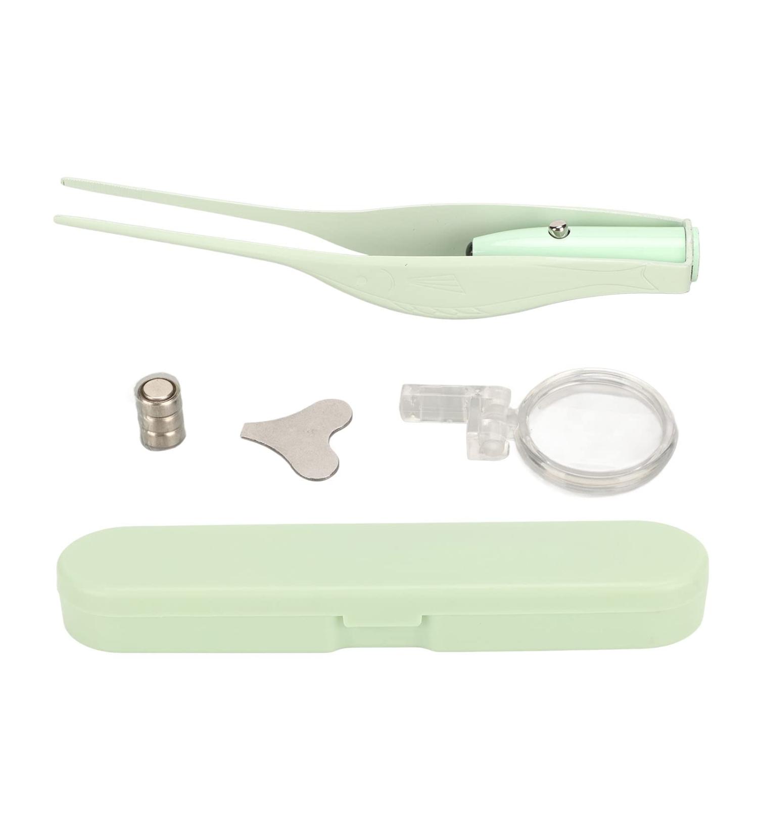 Ear Pick Ear Cleaning Tools Set with Light for Kids and Adults - Ear Wax Removal Kit with Tweezers - Buy Online on GoSupps.com