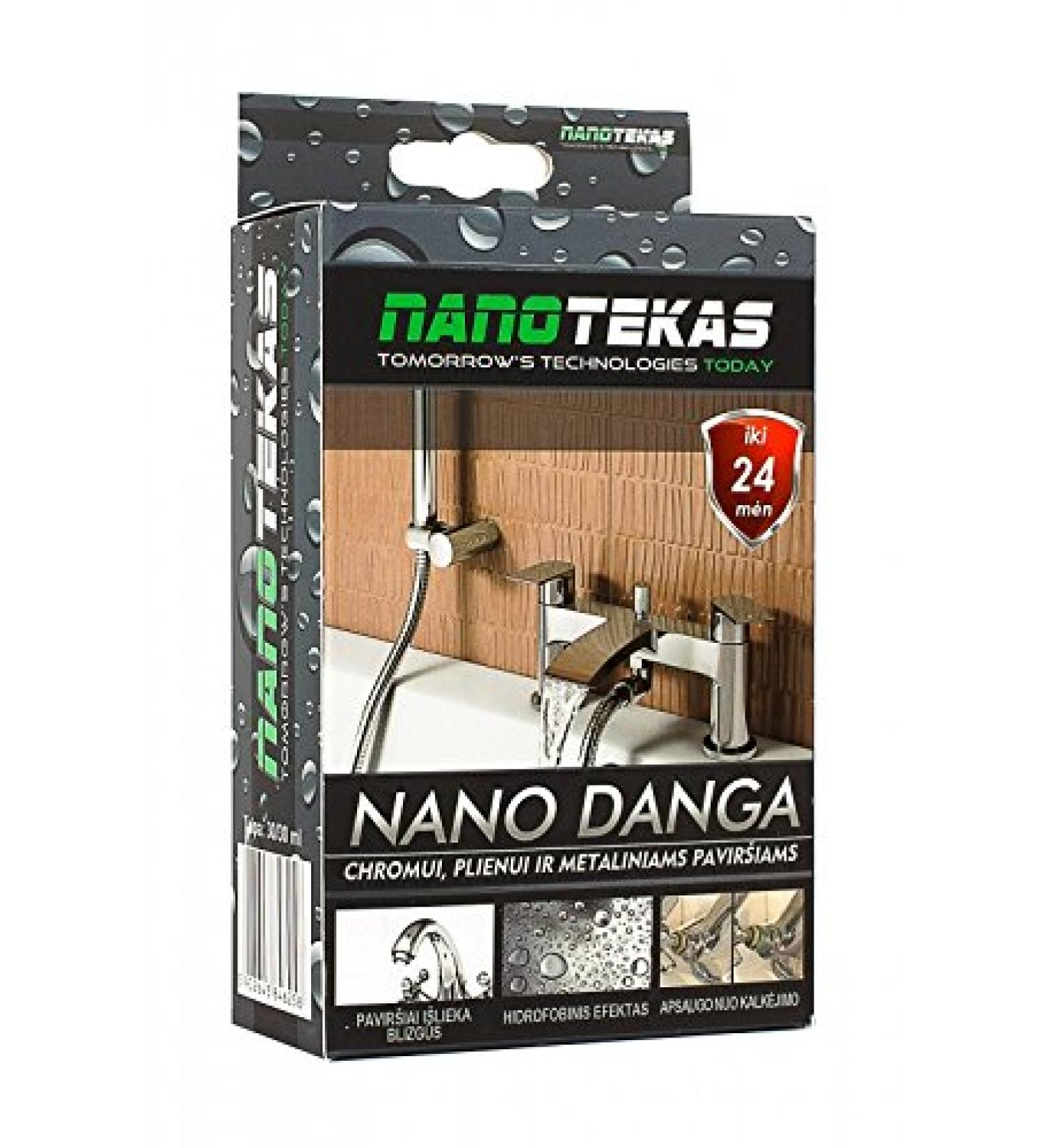 Nanotekas Nanotec Stay Clean Nano Coaing for Metal Chrome and Stainless Steel (30/30 mL)