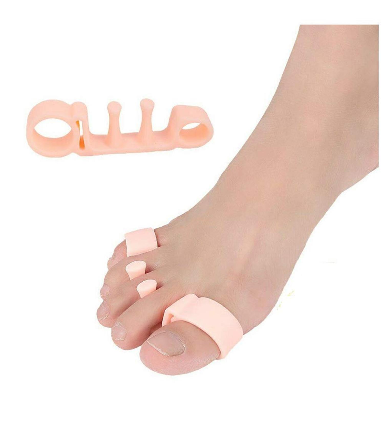 VIEEL Orthopedic Bunion Corrector Gel Toe Stretcher - 3 Pairs, Beige - Buy Online on GoSupps.com