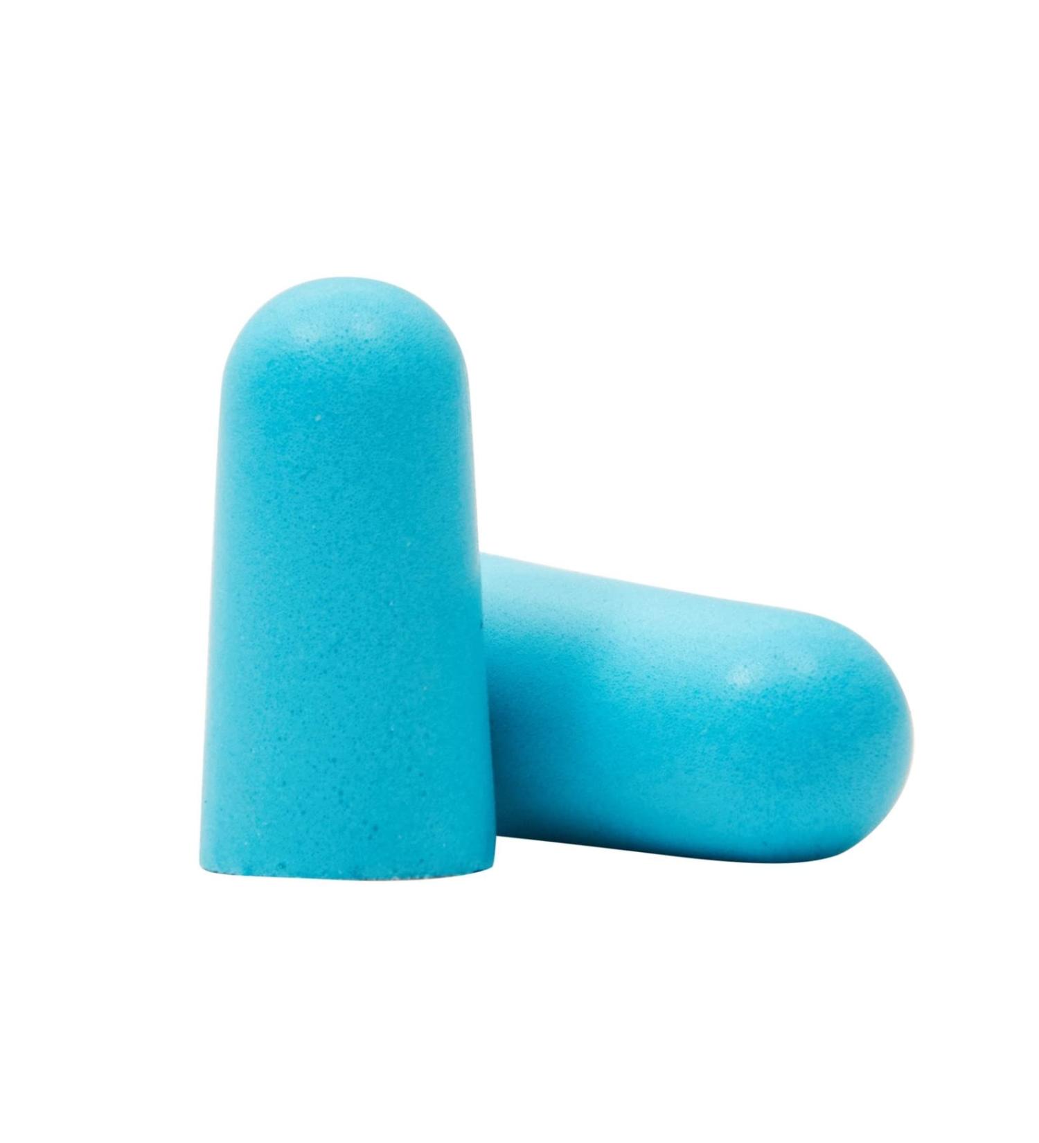 100 Pairs Soft Foam Ear Plugs for Sleeping, Noise-Canceling, Disposable - Bulk Set for Concerts, Festivals - Blue, 0.5x0.95 in - Buy Online on GoSupps.com
