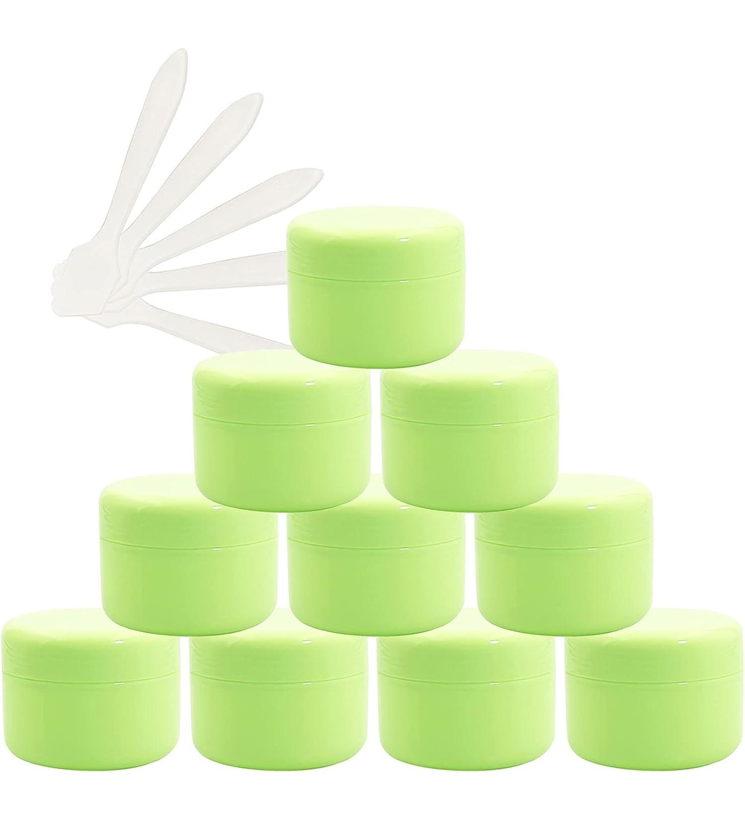 empty jars with lids cosmetic jar B0CL9K7SRC12 PC Empty 50ml Pink Plastic Cosmetic Jars with Screw Lid 50g Small Pot with Inner Linner for Cosmetic Travel Gel Lip Balm + 5X Spatula (Color : Roze S ( - Buy Online on GoSupps.com