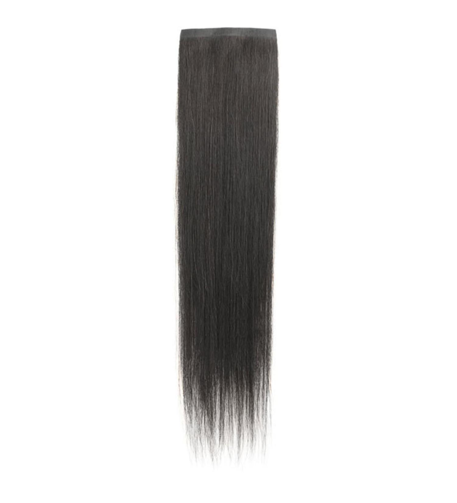 Tape Hair Extensions Hair Pieces Human Hair Tape in Extensions Human Hair Black Hair Extensions Clip In 15.8'' Real Human Hair Extensions Tape Invisible Straight Hair Pieces for Long Hair Women - Buy Online on GoSupps.com