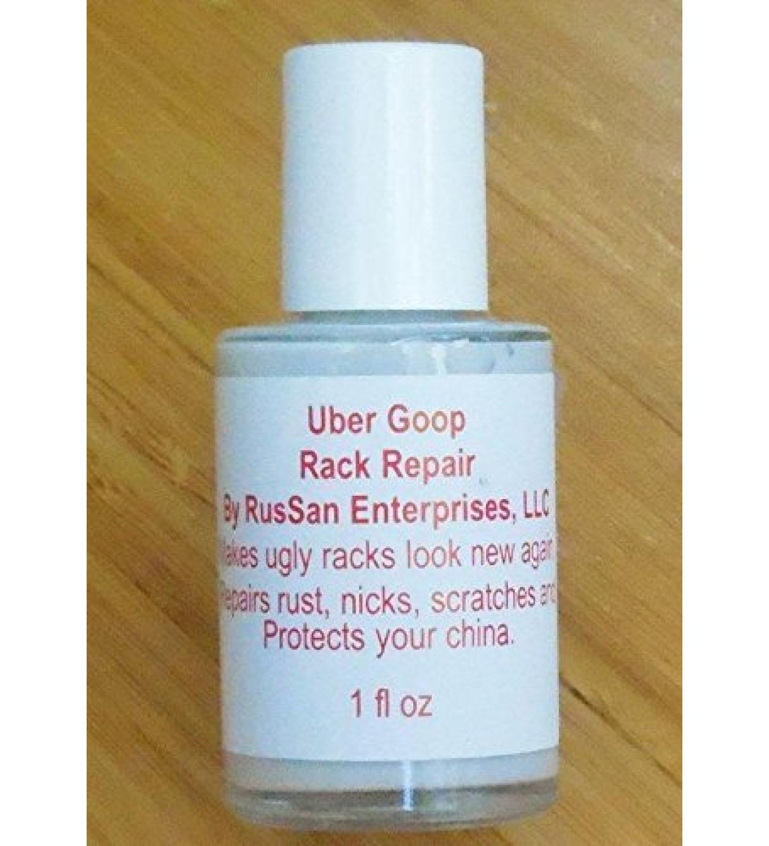 (New 1oz Size) Uber Goop Light Grey Dishwasher Rack Coating/Glue (Bottle only)