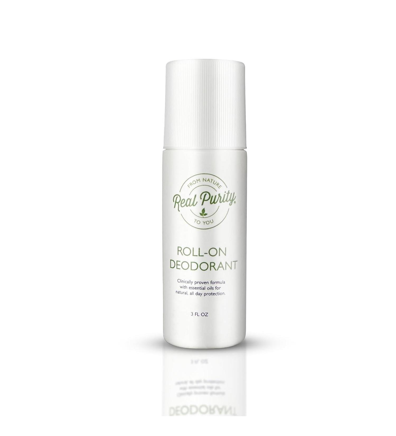 Real Purity Roll-On Deodorant - Natural & Aluminum-Free 3 fl oz - Buy Online on GoSupps.com