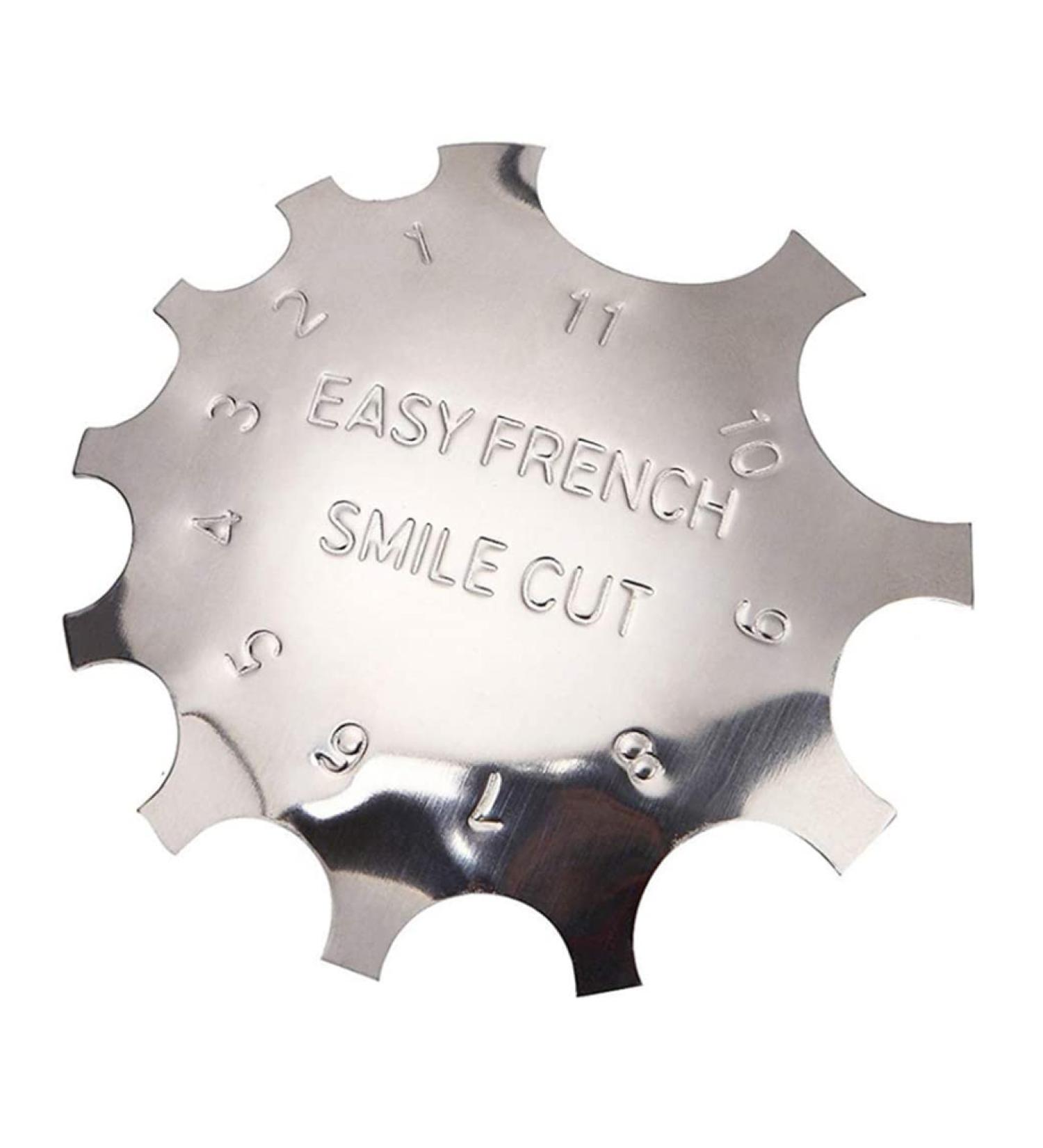 Nail MoldNail Manicure Edge Trimmer Nail Art Trimmer Template French Manicure Accessories Kit Silver - Buy Online on GoSupps.com