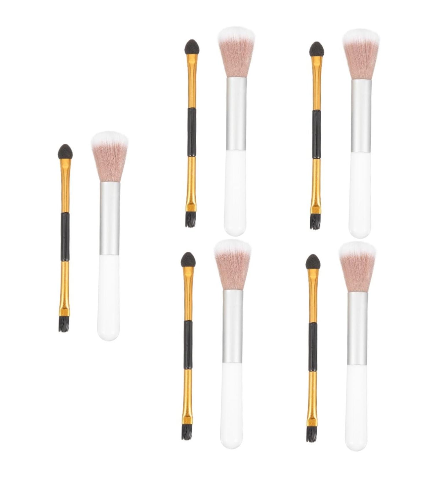 Bunny Ears 10 Pcs Makeup Brush Eyeshadow Silicone Make up Bag Cosmetic Brush Miss Sponge Stick Devil Horns - Buy Online on GoSupps.com