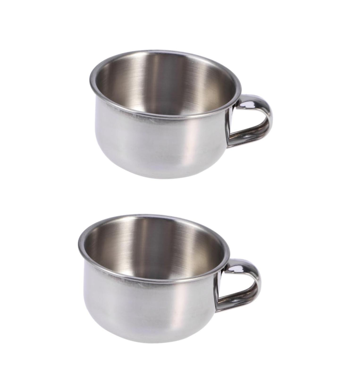 Frcolor 2-Piece Men's Shaving Set - Durable Stainless Steel Razor & Soap Bowl - Perfect for Grooming - Buy Online on GoSupps.com