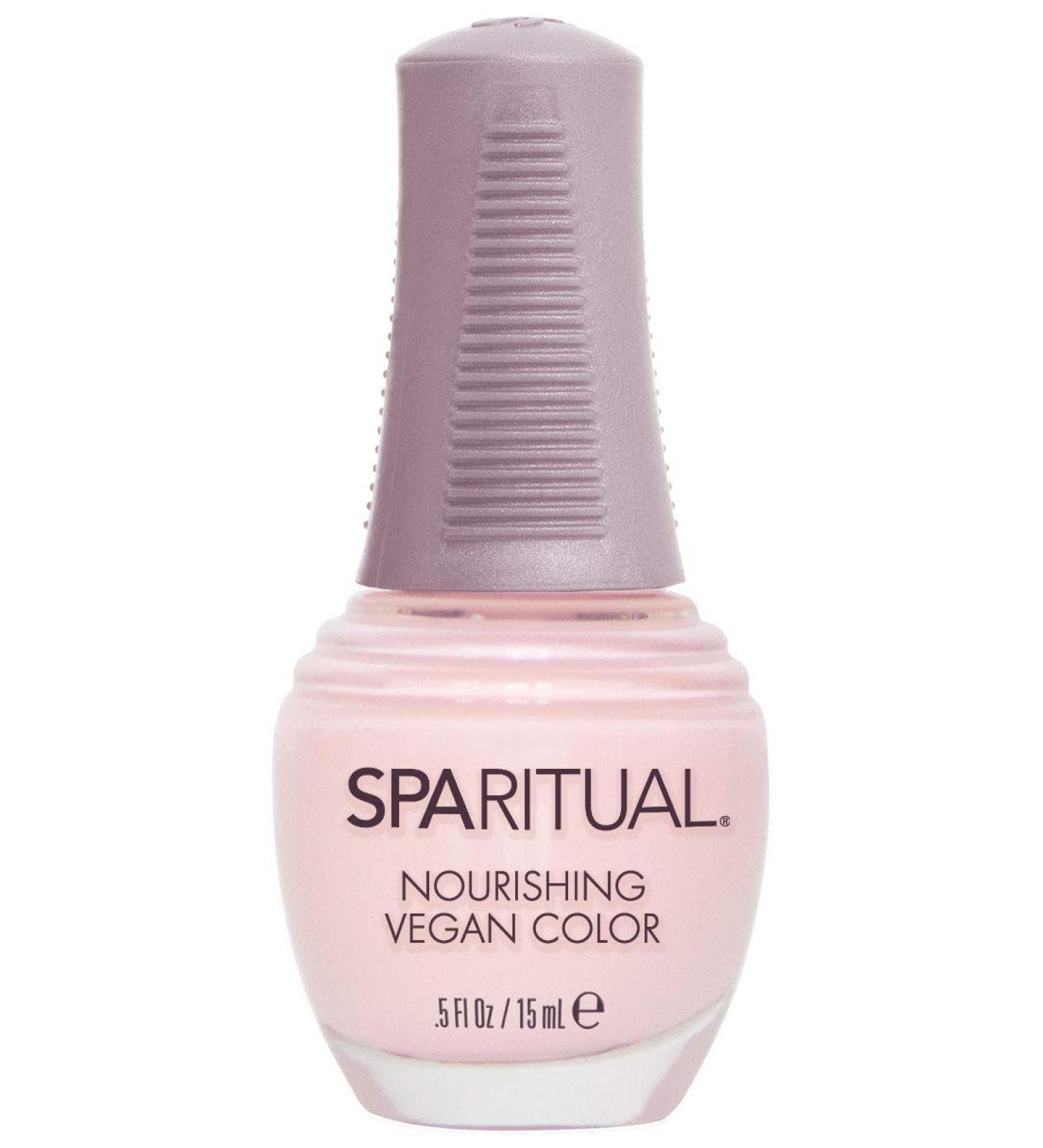 SpaRitual Nourishing Vegan Nail Color - Pink Nude Neutrals Harmony - Buy Online on GoSupps.com