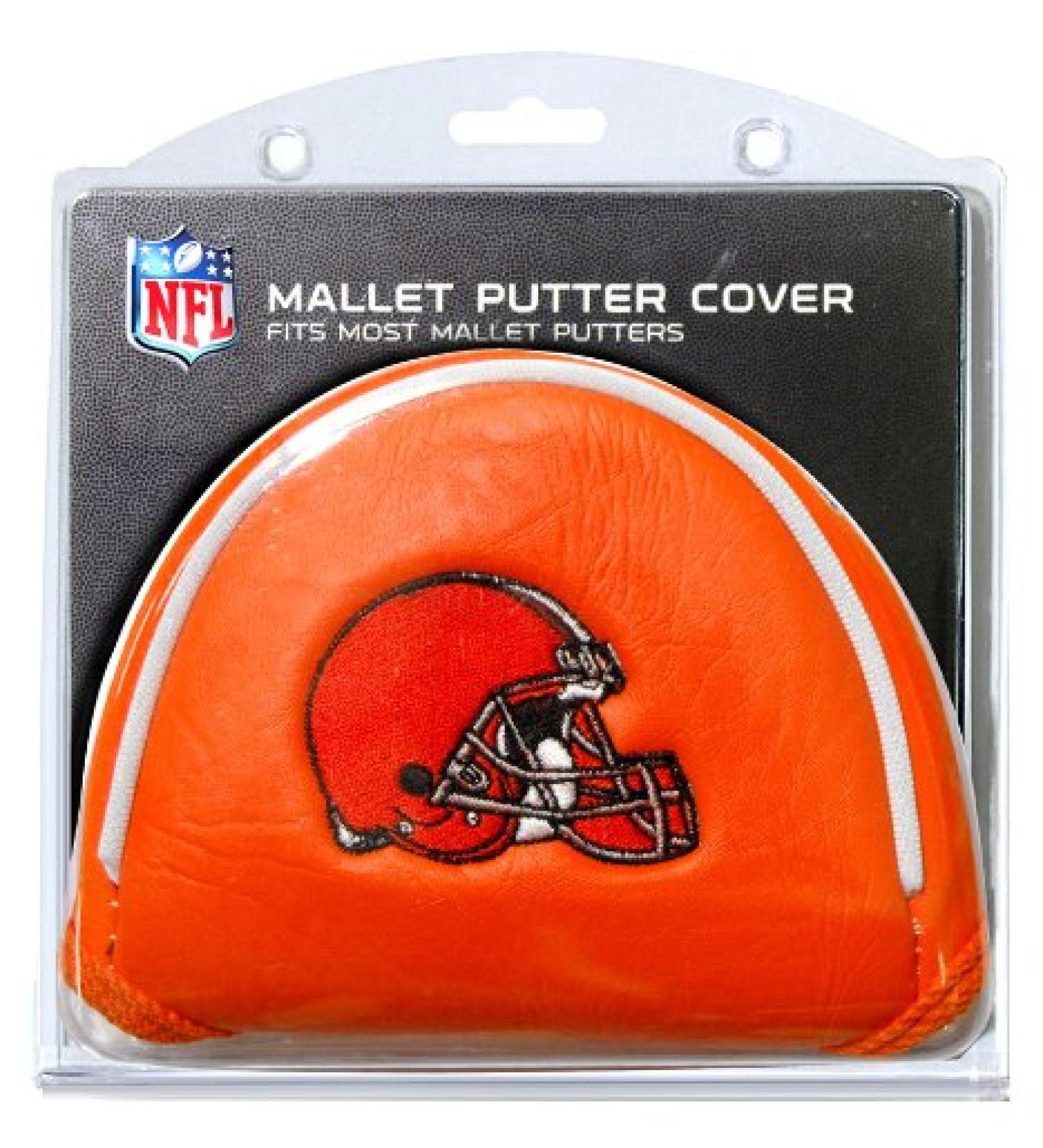 Team Golf NFL Golf Club Mallet Putter Headcover, Fits Most Mallet Putters, Scotty Cameron, Daddy Long Legs, Taylormade, Odyssey, Titleist, Ping, Callaway Cleveland Browns One Size Multi Team Color