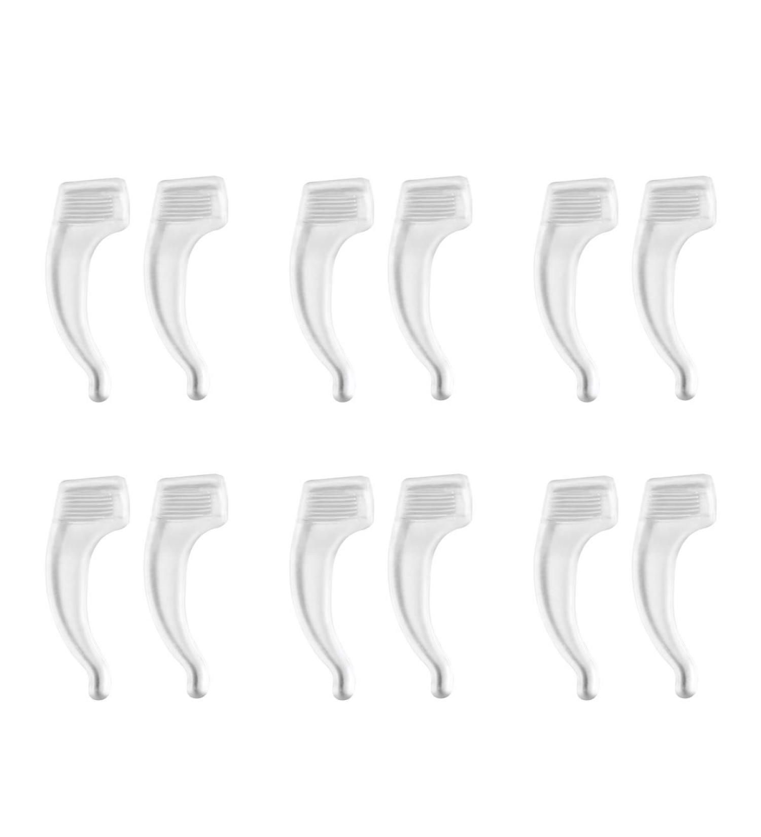 WINOMO 20 Pairs Soft Silicone Eyeglass Anti-Slip Ear Pads - Transparent | Comfortable Eyewear Accessories for All Frame Types - Buy Online on GoSupps.com