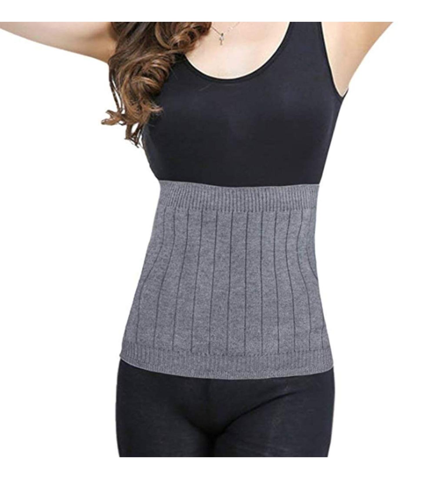 Thermal Lumbar Support Lower Back Belt Brace Cashmere Knit Stomach Kidney Warmer Thicken Thermal Cashmere Knit Warmer Band Abdominal Binder Stomach Lumbar Lower Back Support Brace Waist Grey (m) - Buy Online on GoSupps.com