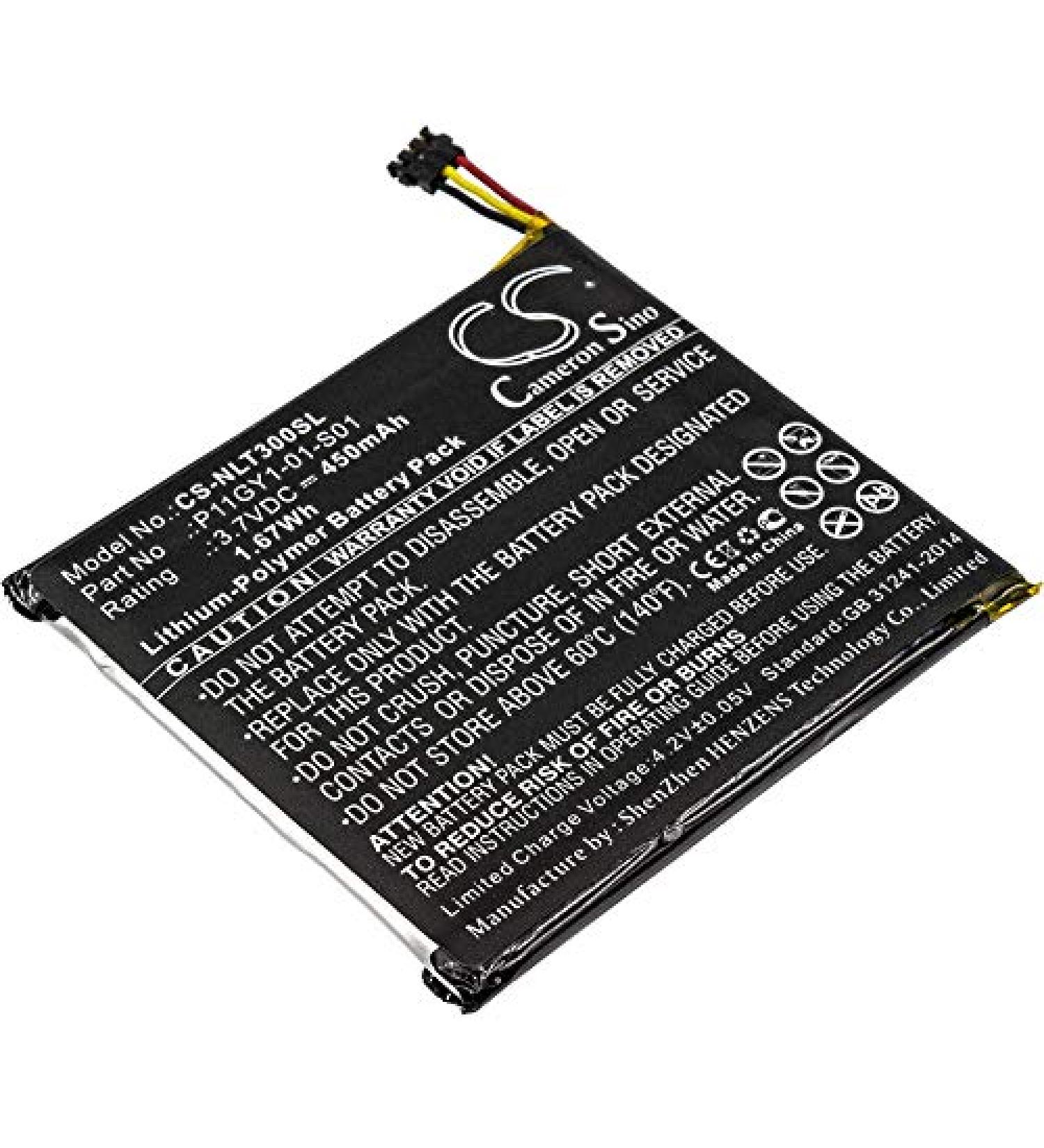 3.7V 450mAh Battery Replacement P11GY1-01-S01 for Learning Thermostats T200377 T200777 T200877 - International Shipping Available - Buy Online on GoSupps.com