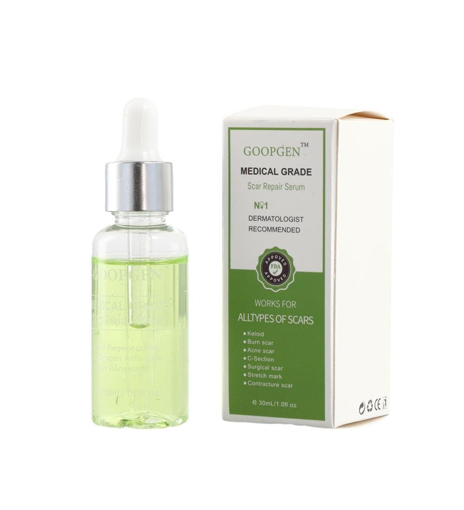 GOOPGEN Scar Repair Serum 30ml - For Acne, Stretch Marks, and Surgical Scars - Buy Online on GoSupps.com