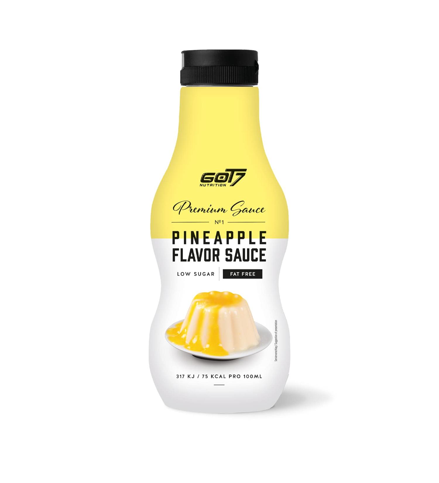 Buy Got 7 Sweet Premium Pineapple Dessert Sauce - Low Calorie Syrup for Healthy Diet - 250ml International Shipping Available - Buy Online on GoSupps.com