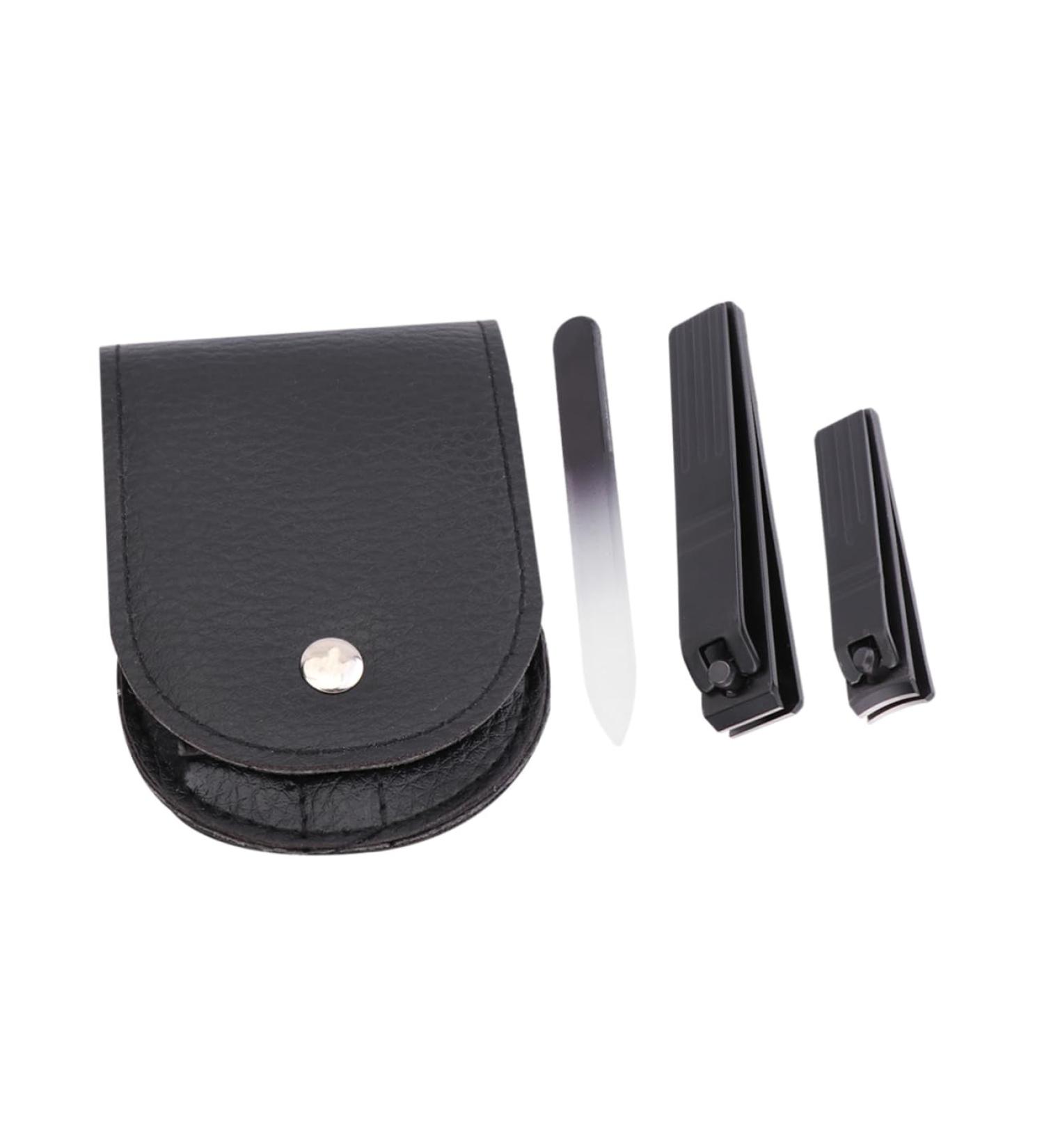 FRCOLOR Art fingernail Clippers Nail Manicure Tool Nail File Tool Nail Clippers Manicure Nail Art Tool Manicure Clipper toenail Clippers Toe Nail Pusher Stainless Clippers 10.3*7CM Black - Buy Online on GoSupps.com