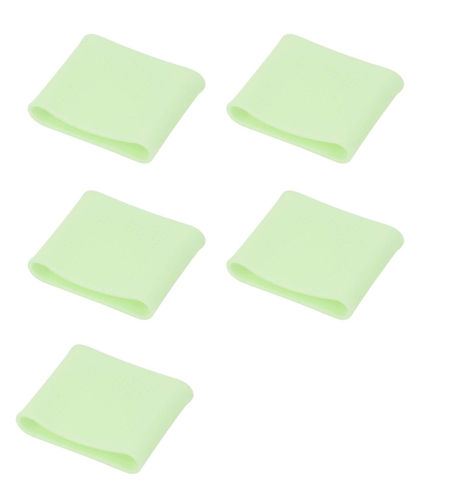 Restokki 5 Pcs Golf Finger Cover Sports Nonslip Elastic Rubber Portable Finger Protective Cover for Finger Support Knuckle 23mmVegetable - Buy Online on GoSupps.com