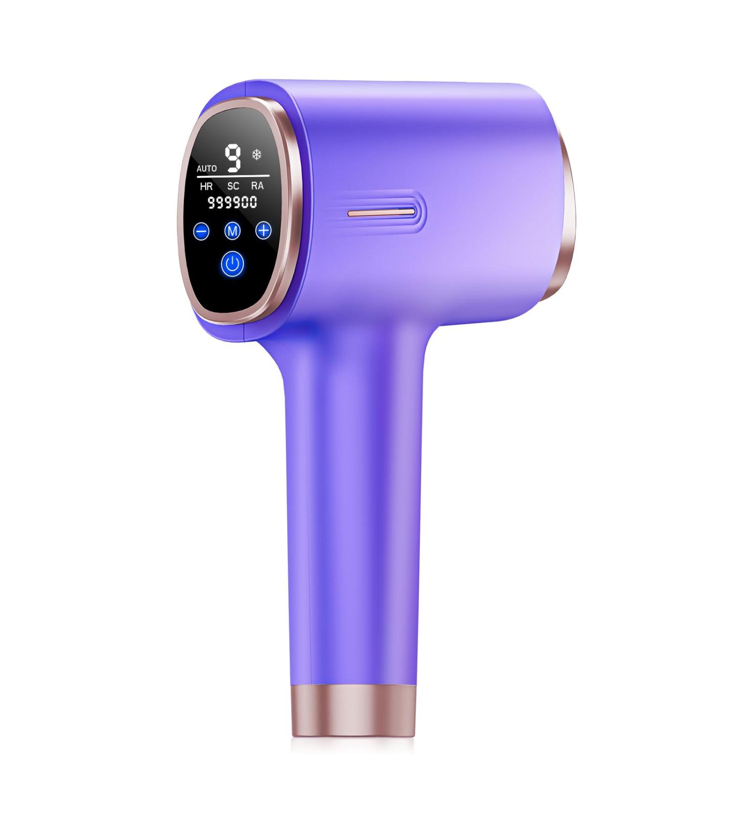 Hair Removal 21J pilateur lumi re puls e avec Fonction de Refroidissement pilation Laser Avec cran Tactile LCD 9 Niveaux D' nergie 999 900 Flashs IPL pilateur Laser pour Femme et Homme Violet - Buy Online on GoSupps.com