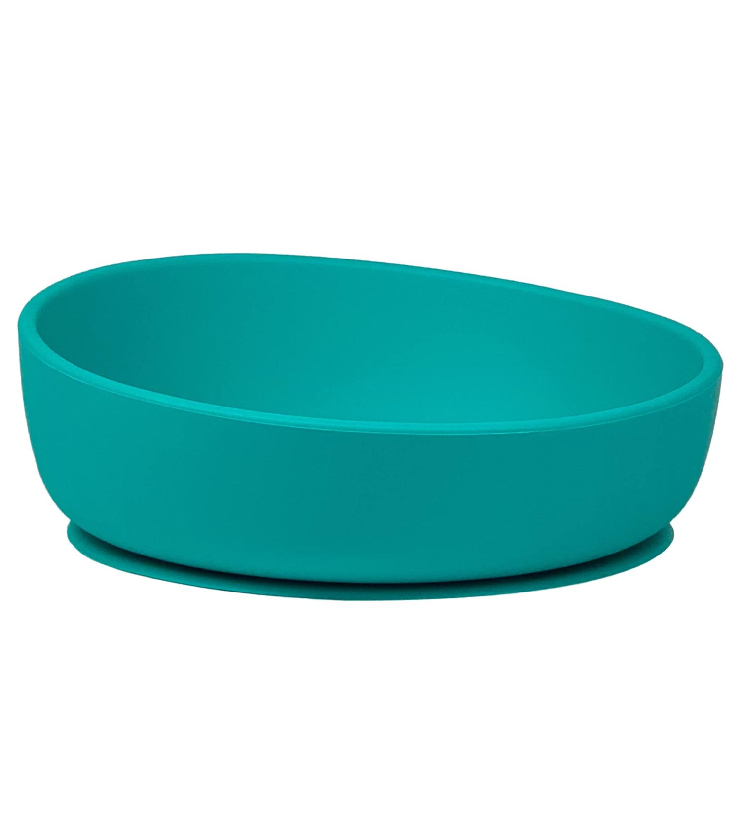 Doidy Silicone Baby Bowl - Non-Slip Suction Bowl for Weaning - High Side Design - Turquoise - Buy Online on GoSupps.com