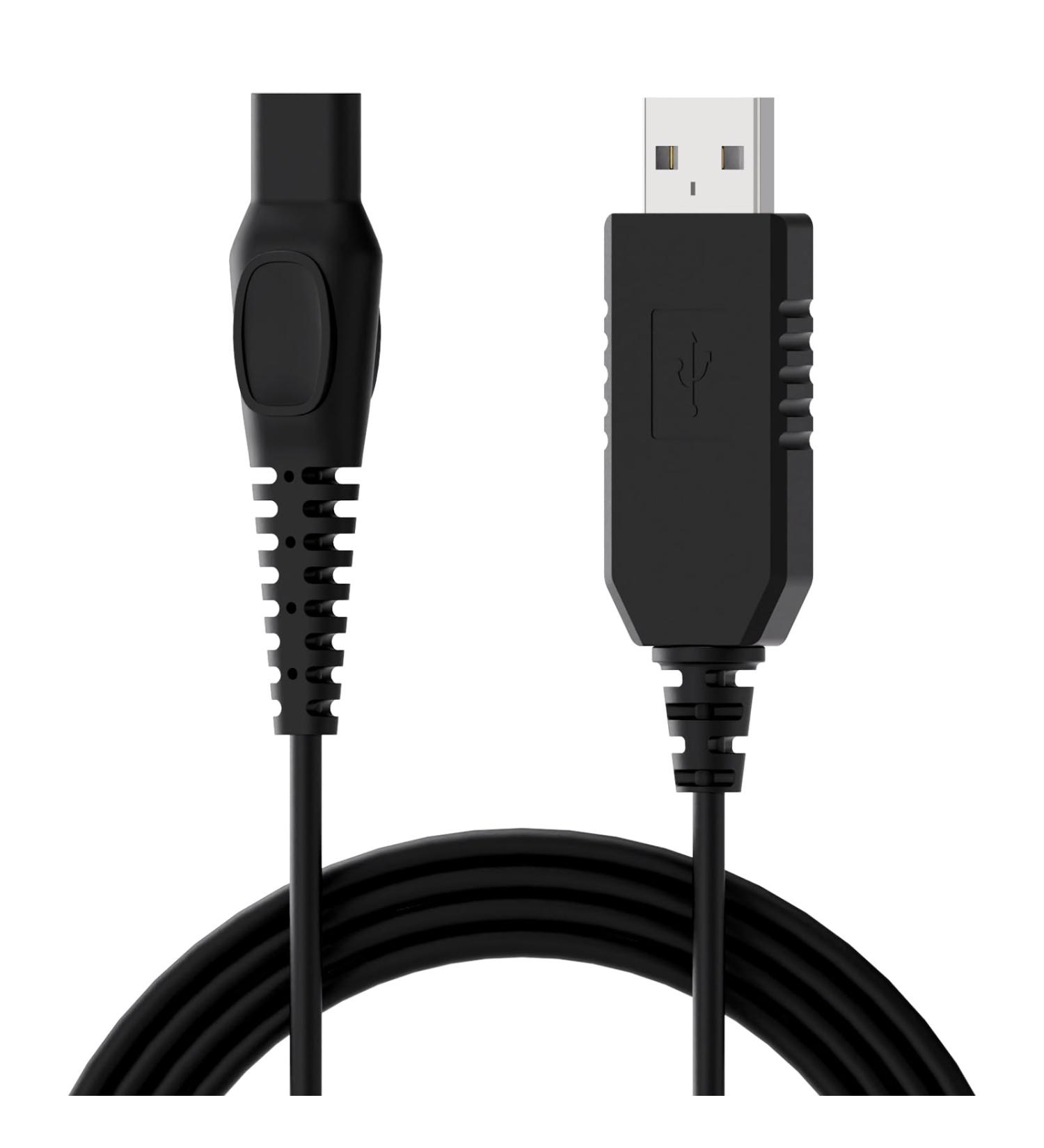 Linkida 15V Razor Charging Cable - Replacement USB Charger for Philips Norelco HQ8505 AT750 PT920 & More | International Shipping - Buy Online on GoSupps.com