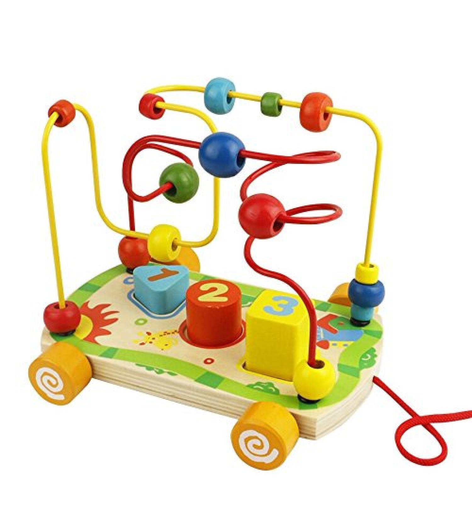 Nuheby Motor Skills Cube & Loop Toy for 1 Year Olds | Enhance Learning & Development | International Shipping Available - Buy Online on GoSupps.com