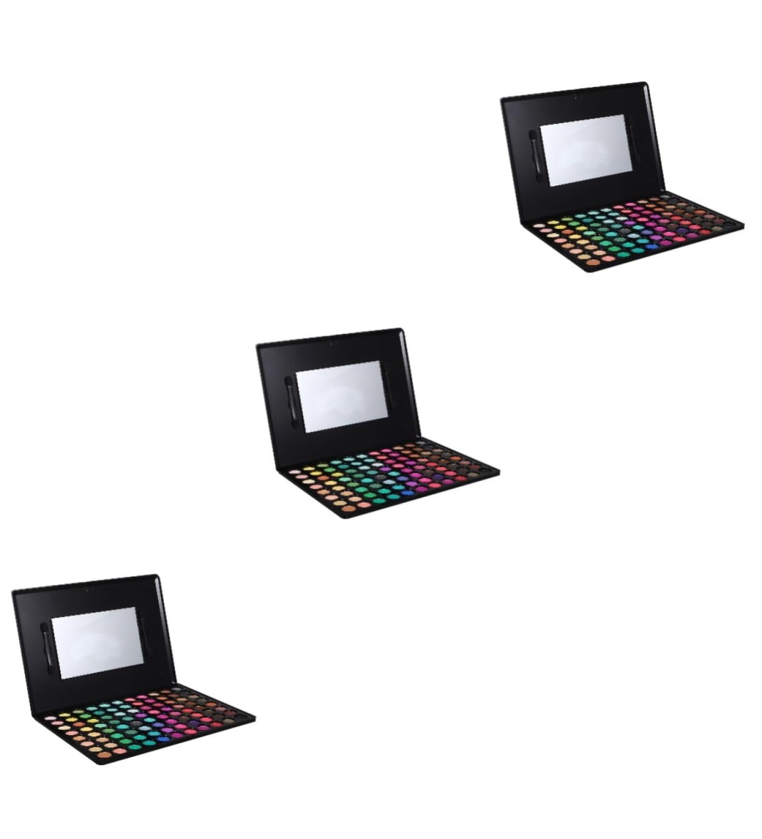 Healeved 3 Pcs 88 Shadow Palette Eye Makeup Pallet Woman Eyeshadow Eye Shadow Plate Plastic 1 count (Pack of 1) Assorted Colorx3pcs - Buy Online on GoSupps.com