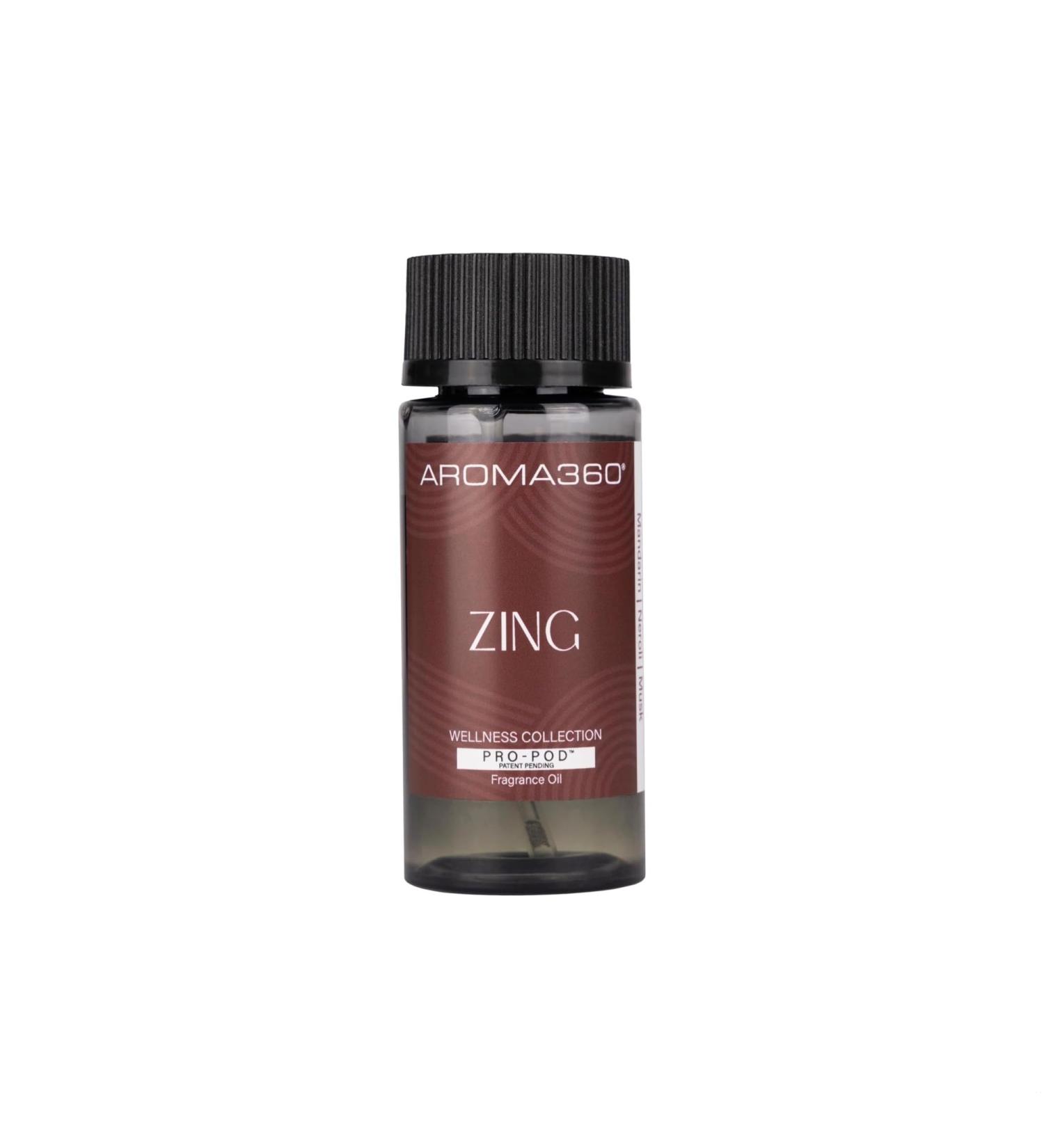Aroma360 - Zing Pro-Pod Oil Blend - Luxury Aromatherapy Scent Diffuser Oil - Mandarin, Neroli and Musk 1.7 fl oz, 50mL